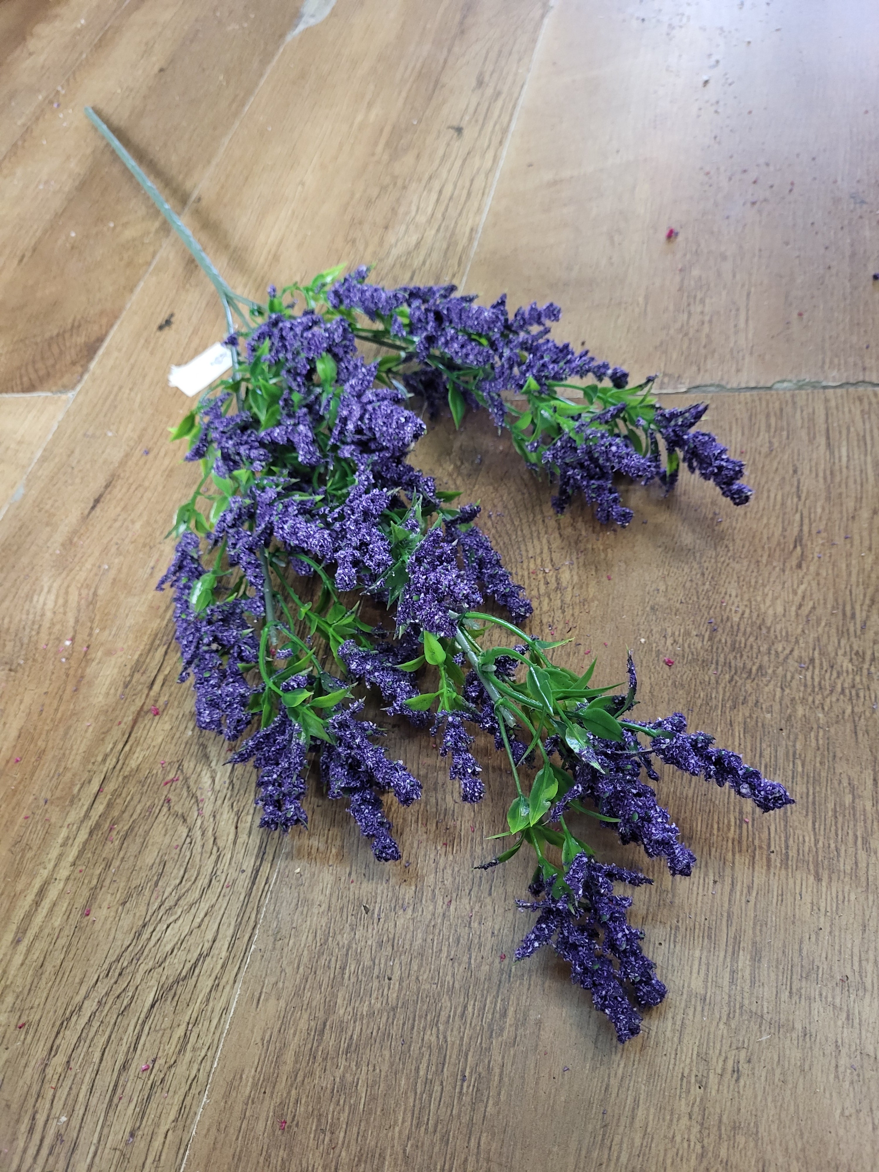 Long Wild lavender stem - 3 colours available image 4