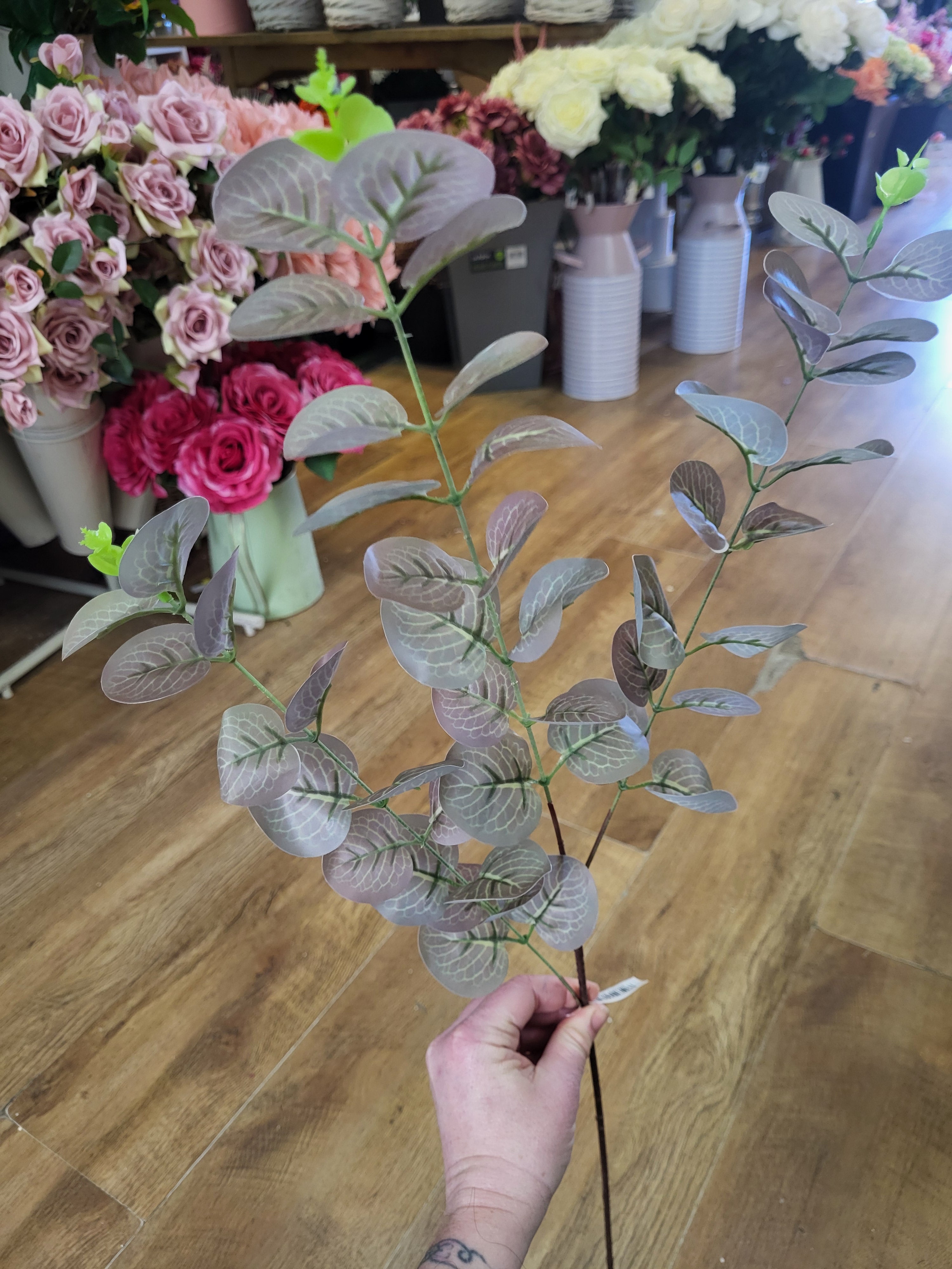 85cm eucalyptus spray image 2