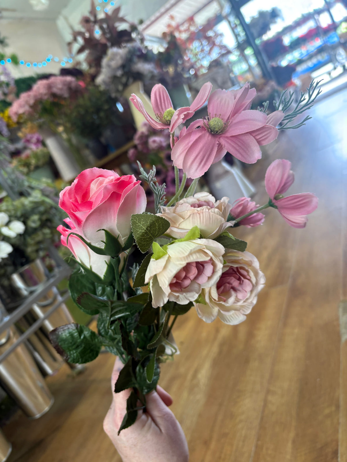 Long stem pink and purple clearance bundle