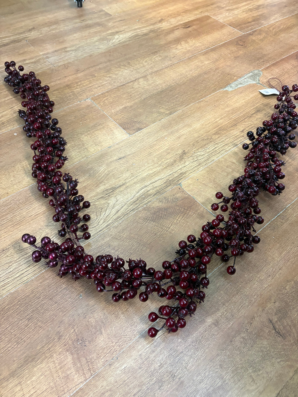 1.5m burgundy mixed berry garland