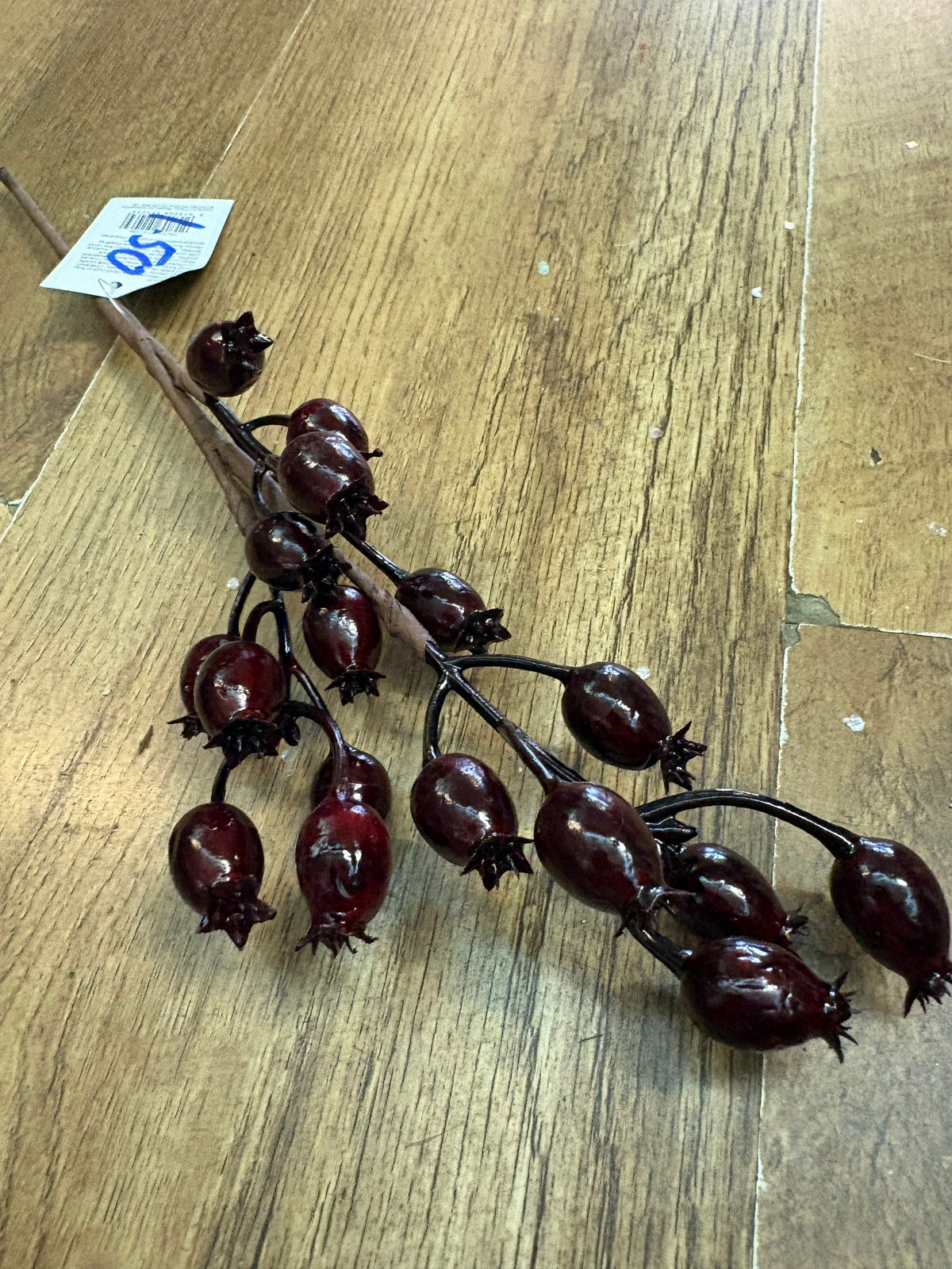 Deep burgundy rose hip pick