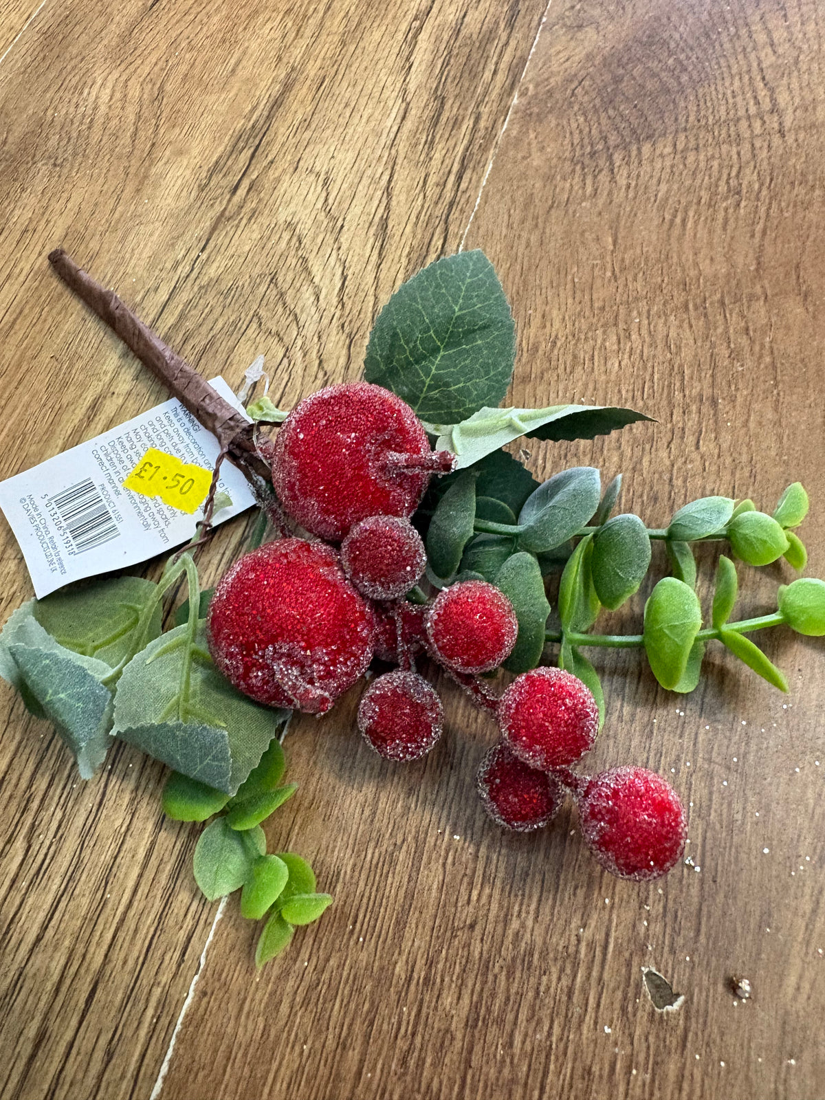 Frosted apple and berries pick
