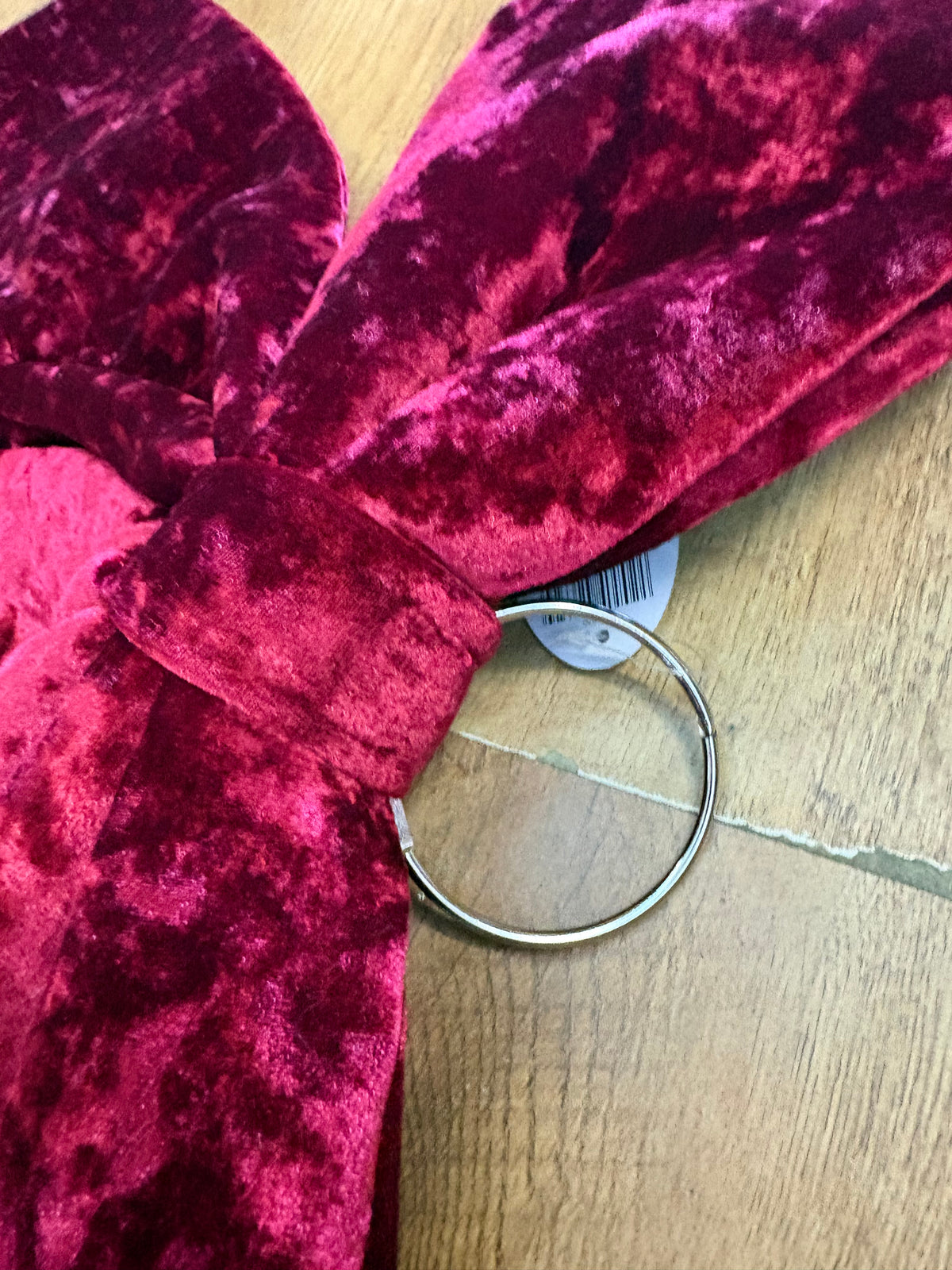 Giant 44cm Burgundy Christmas Bow