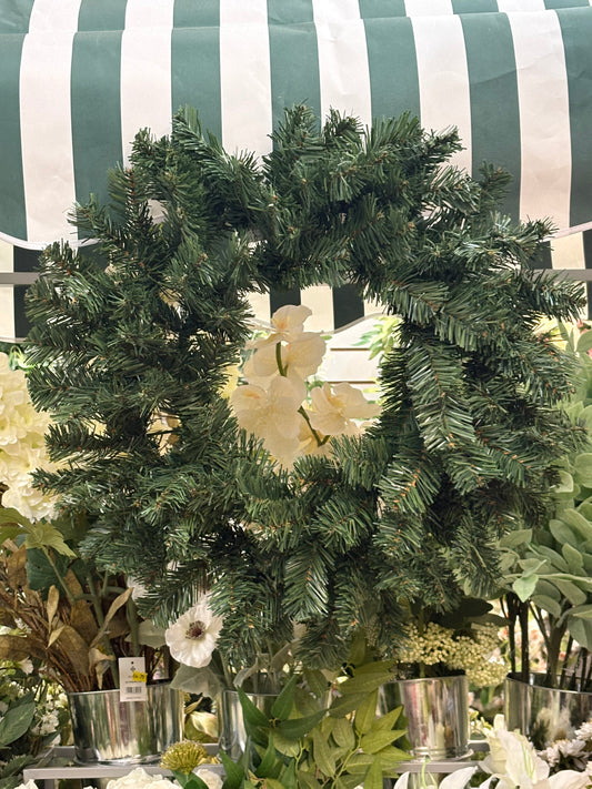 60cm pine wreath (120 tips)