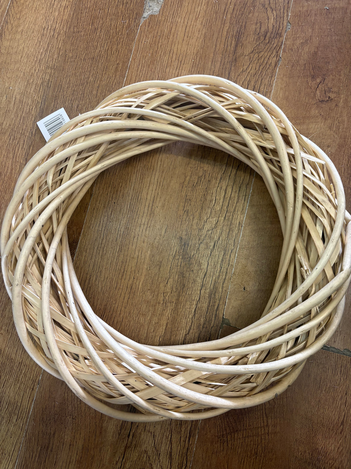 Approx 40cm natural wicker wreath