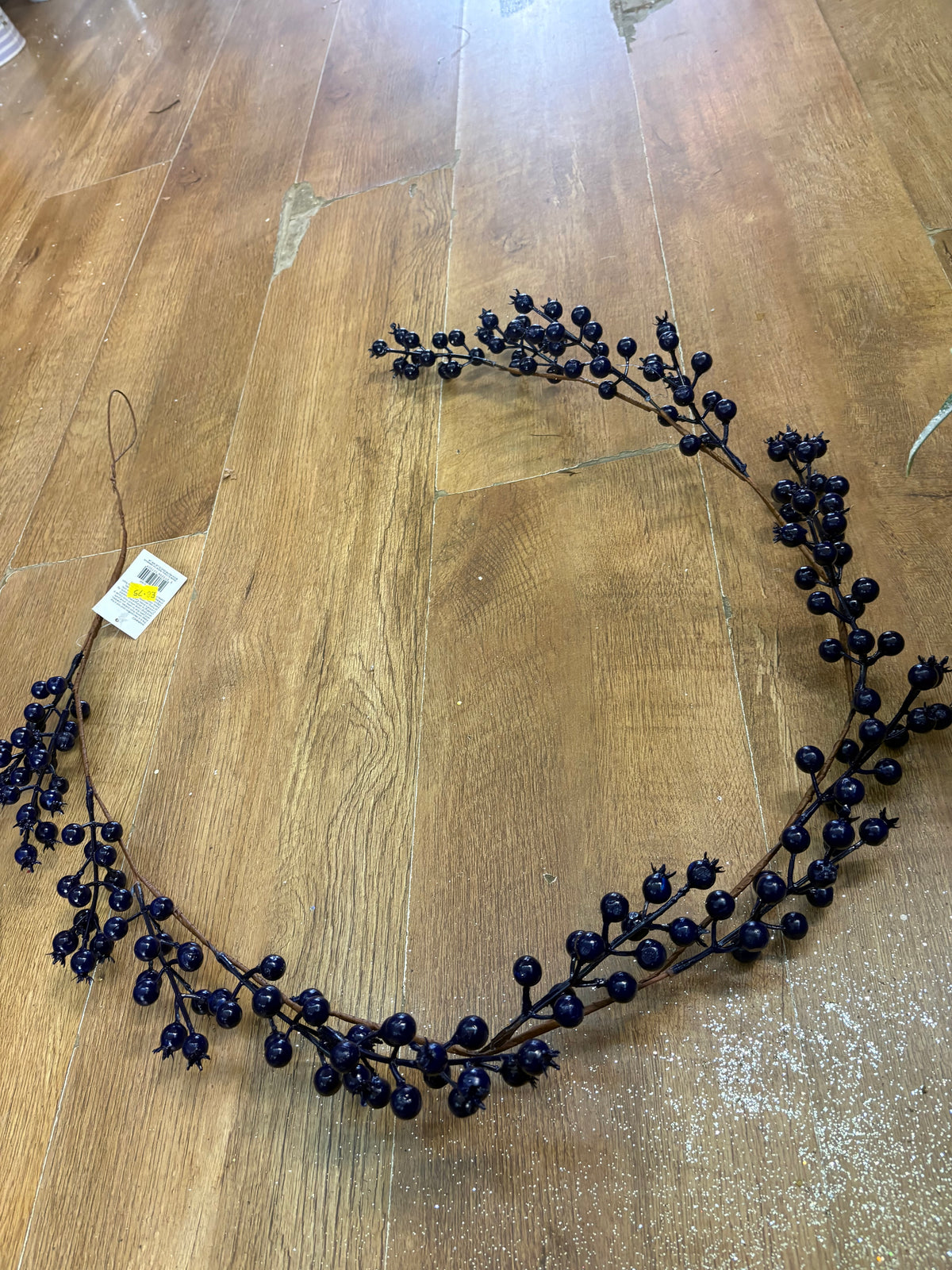 150cm blue berry garland