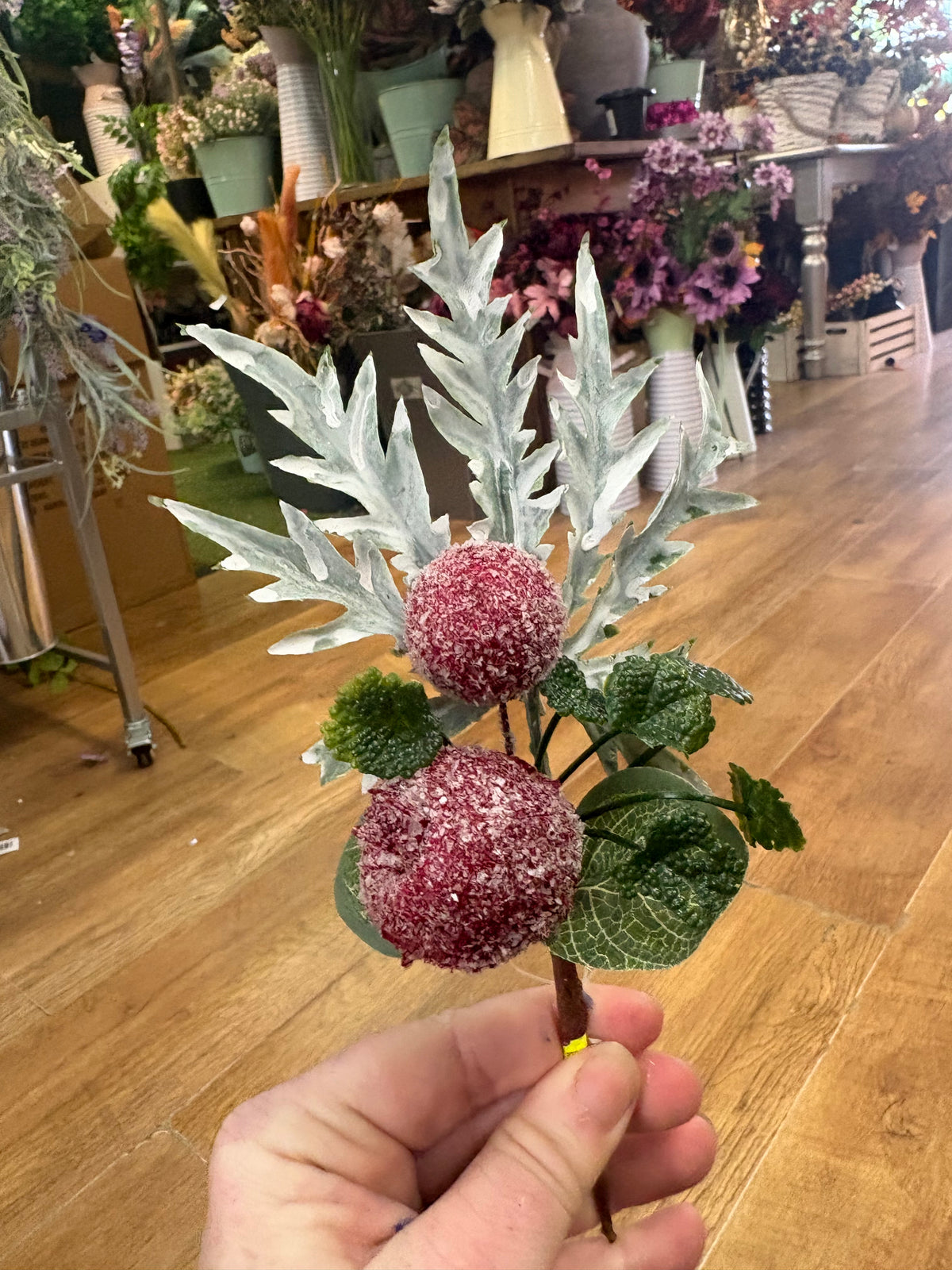 Frosted apple pick