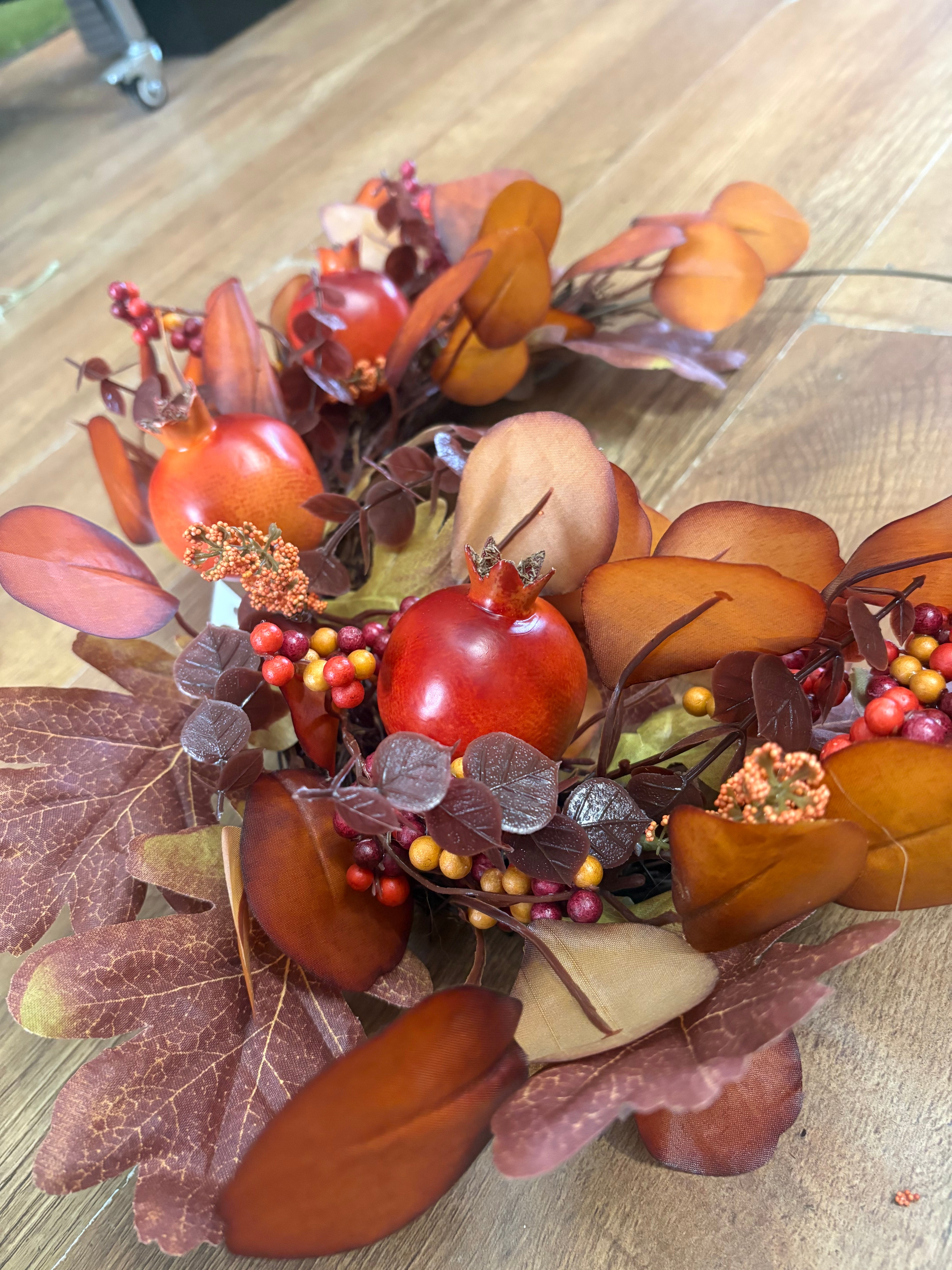 30cm autumn fruit wreath