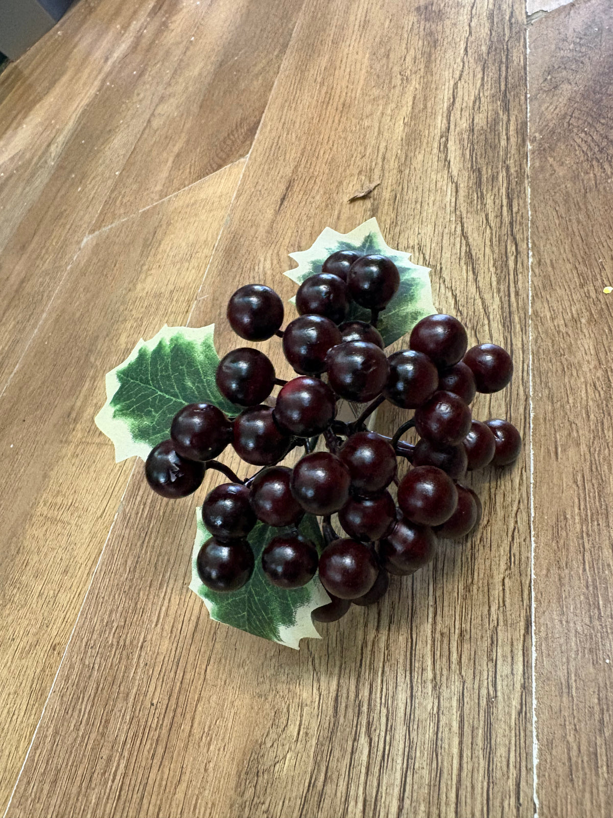 Dark burgundy berry pick