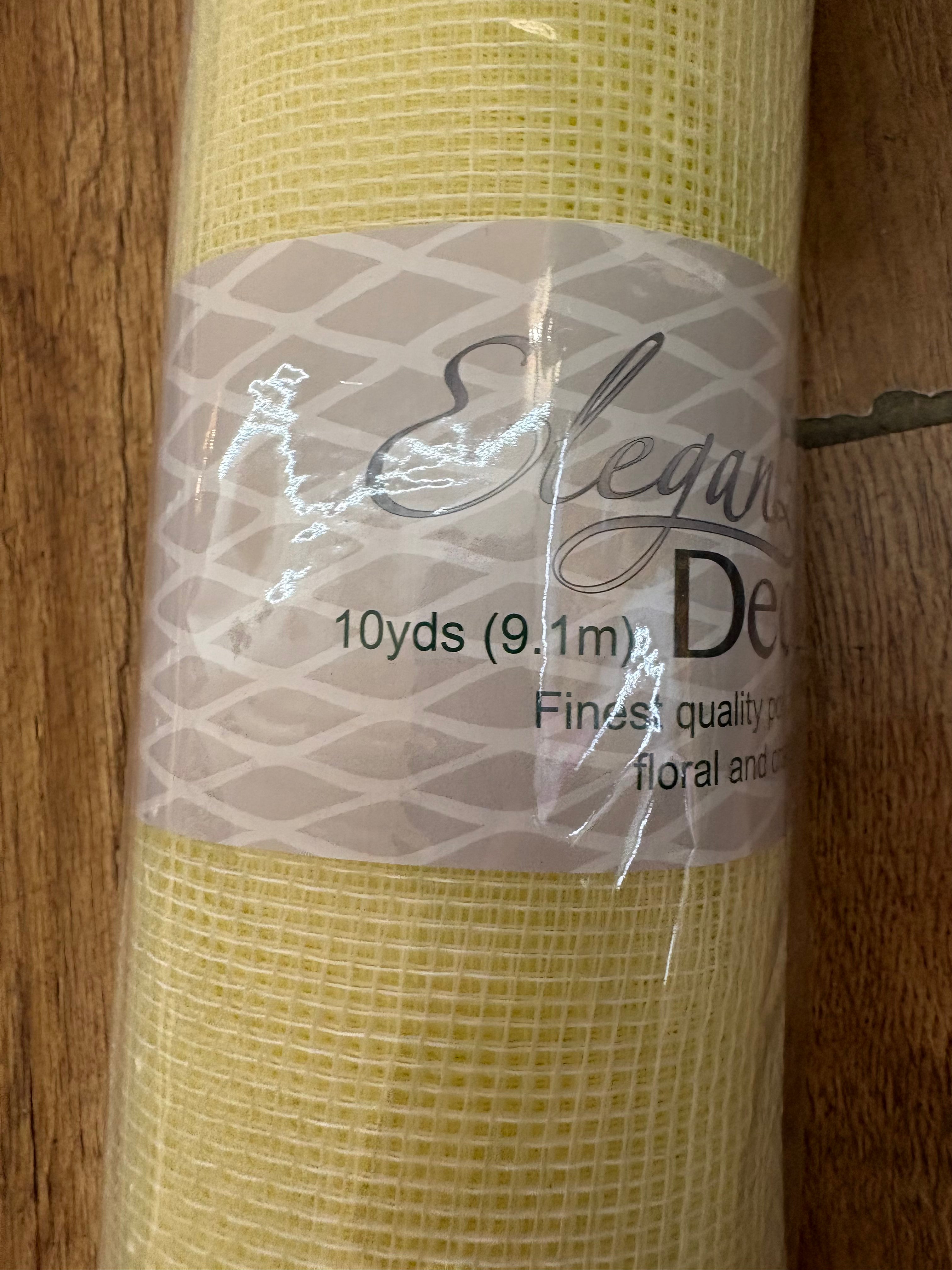 53cm x 9.1m (10 yrds) deco mesh - it says ivory but looks cream