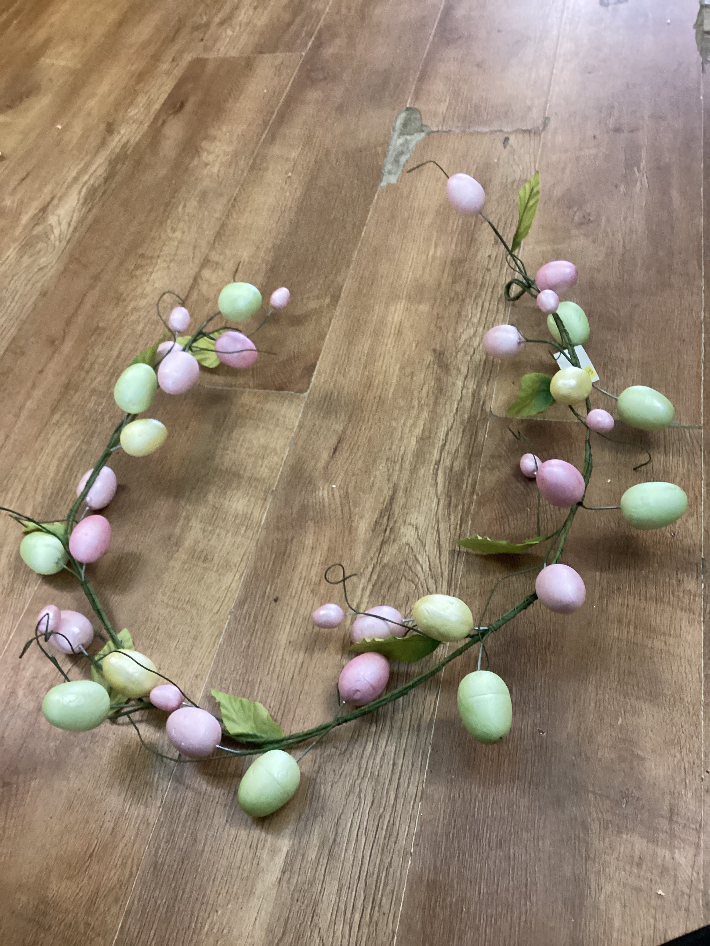 Pastel Easter egg garland
