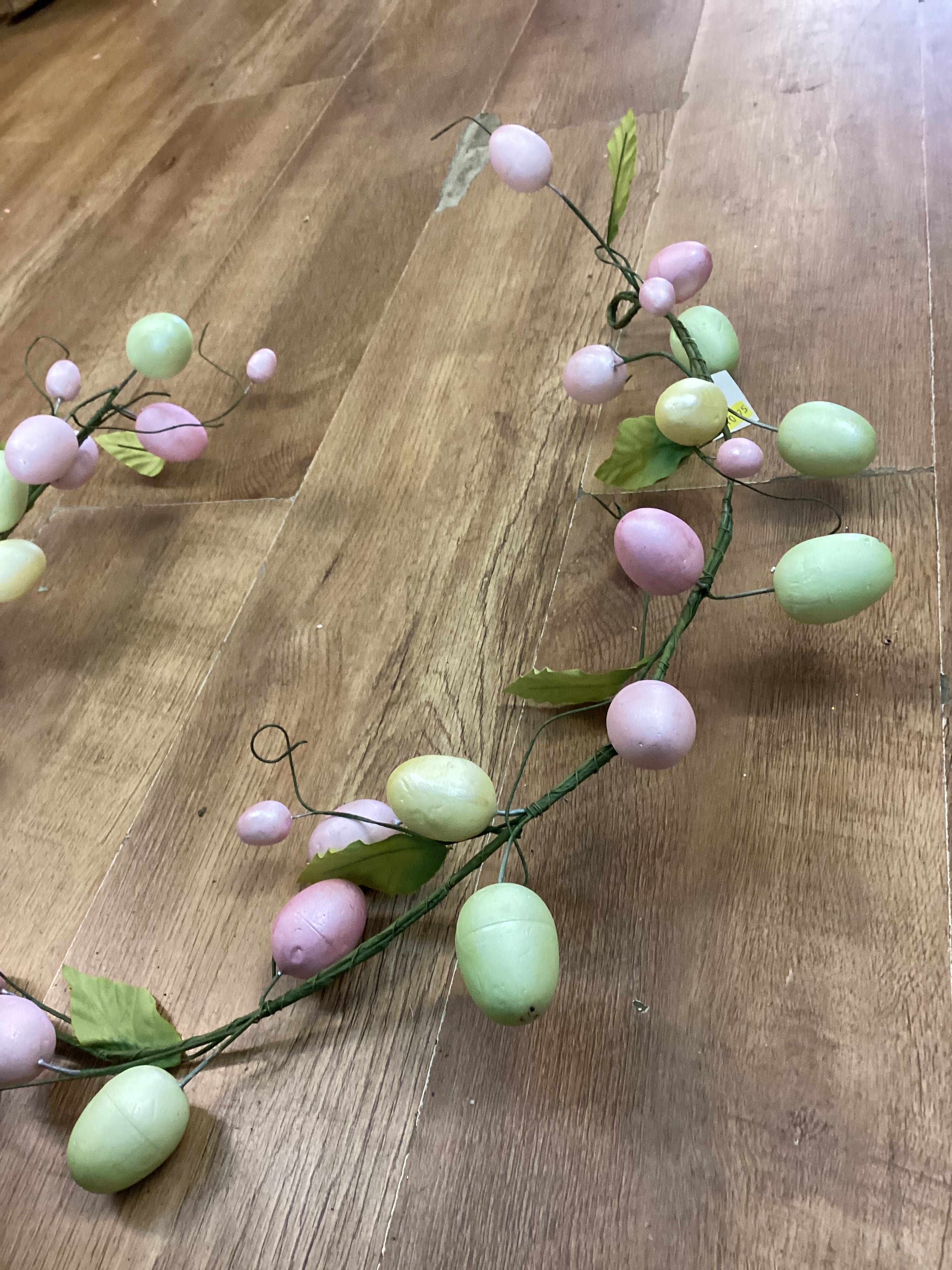 Pastel Easter egg garland