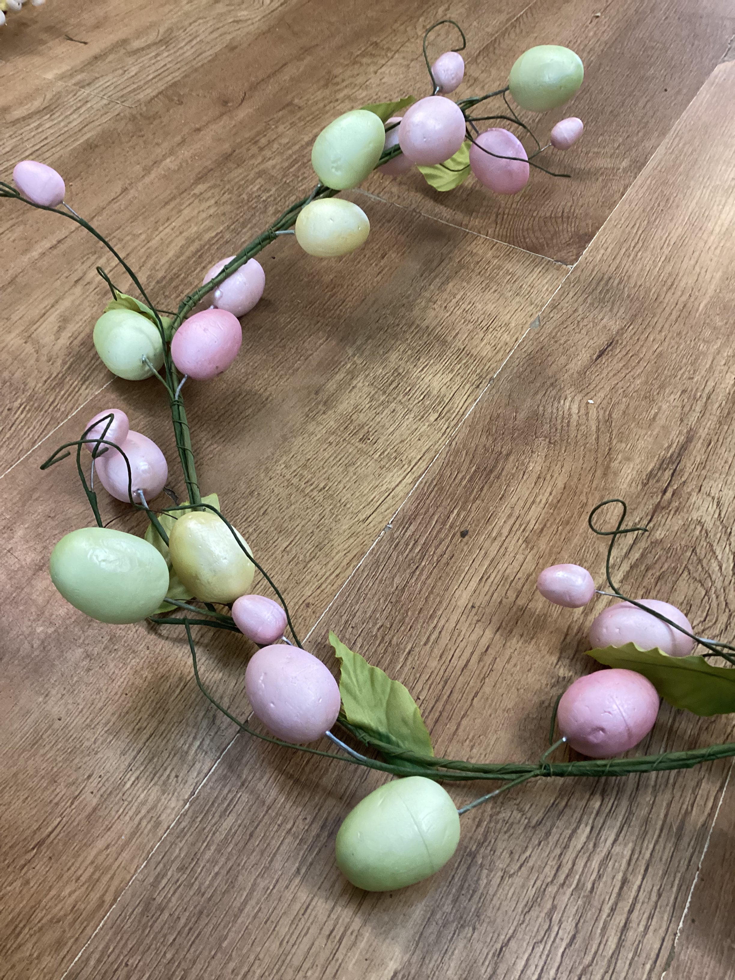 Pastel Easter egg garland