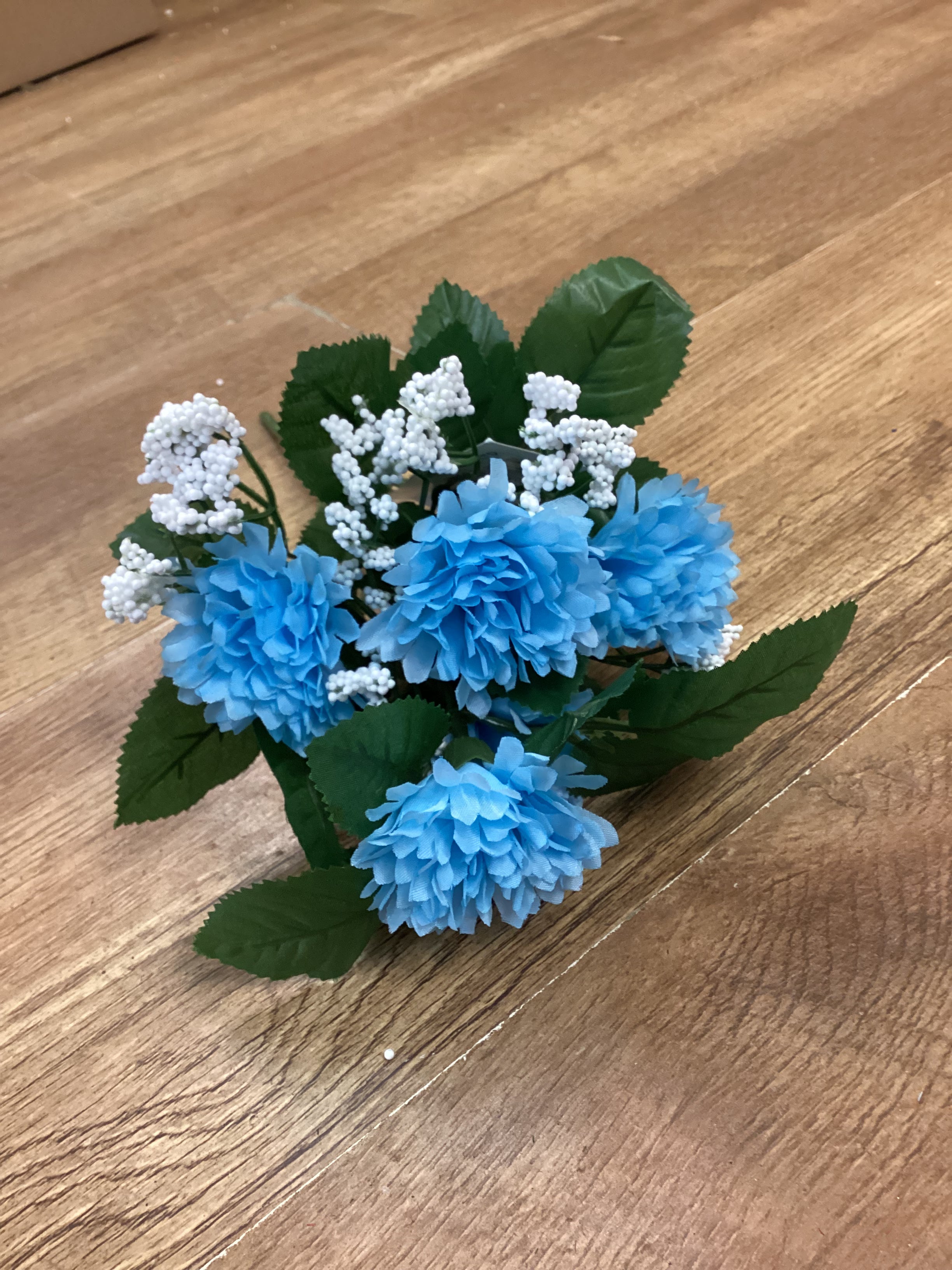 Carnation and gypsophila bunch - 6 colours available
