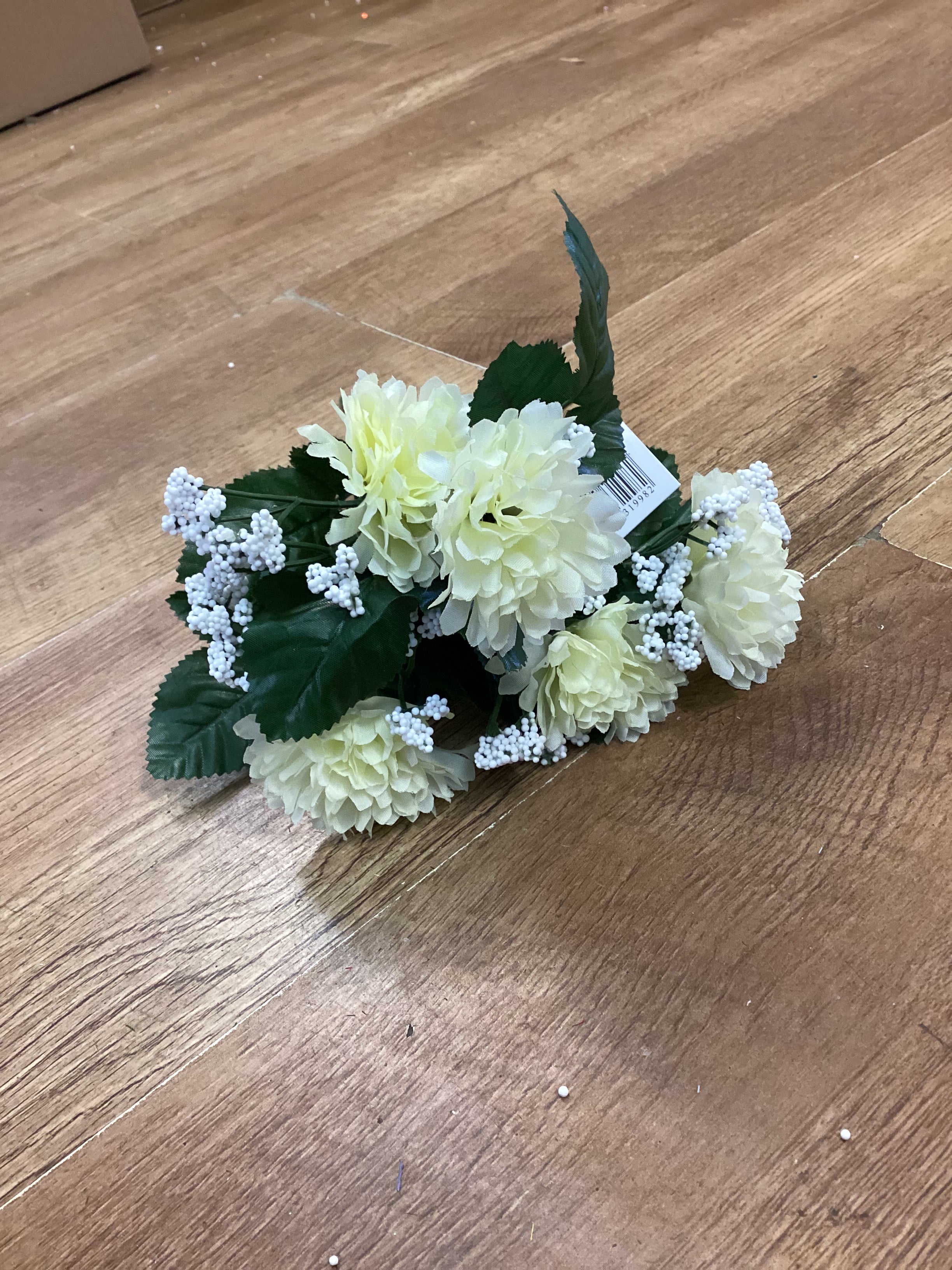 Carnation and gypsophila bunch - 6 colours available