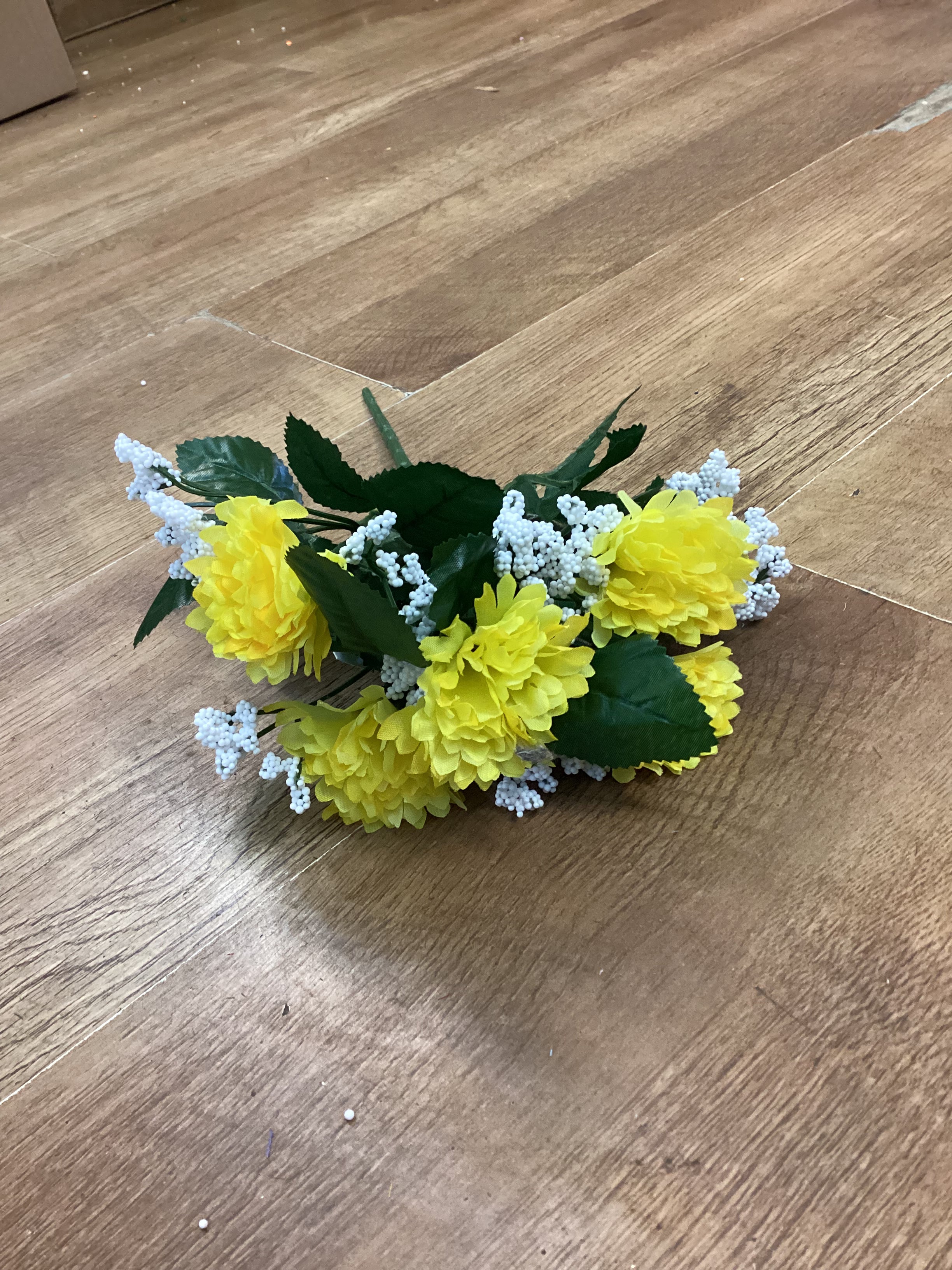 Carnation and gypsophila bunch - 6 colours available