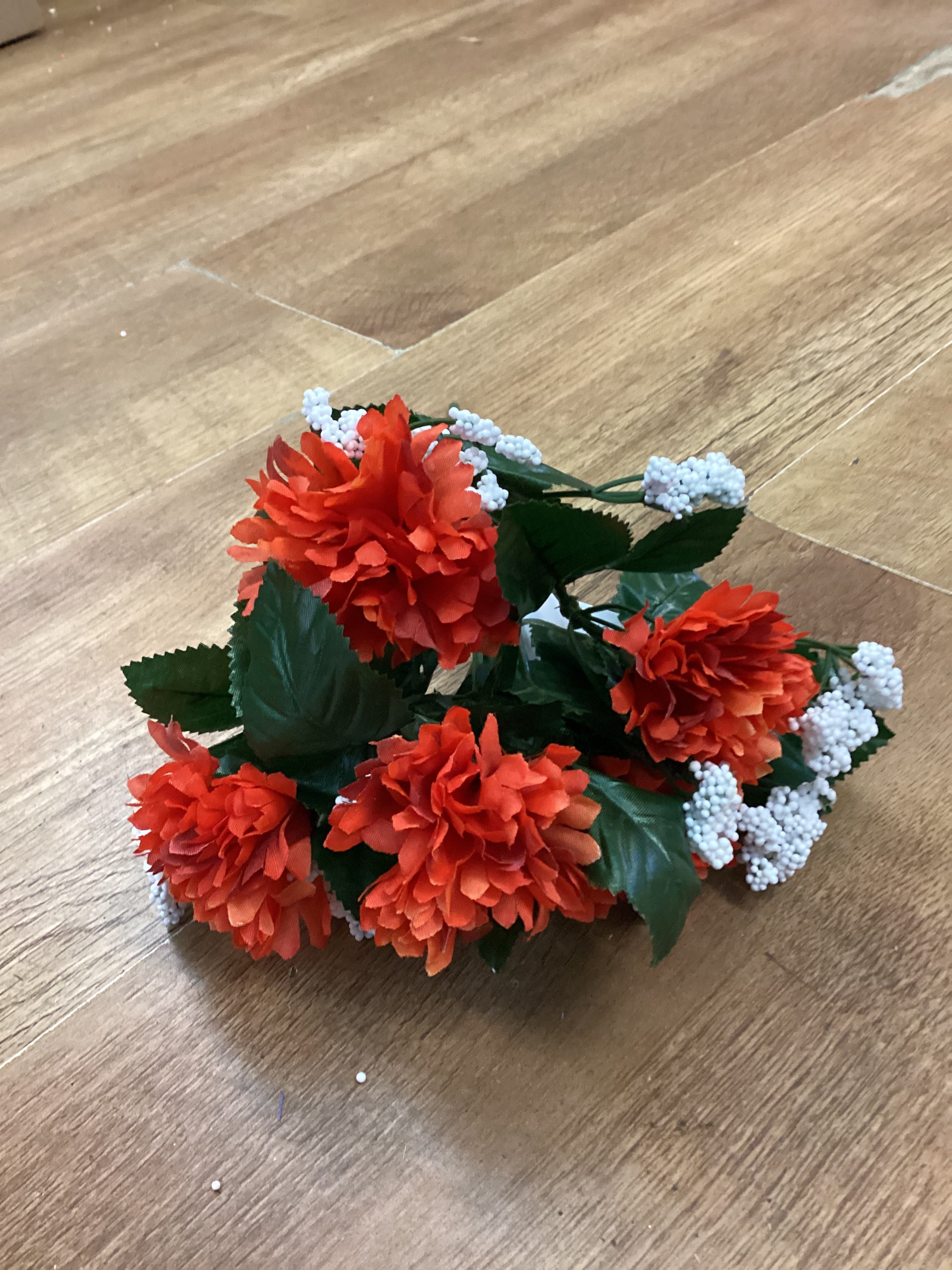 Carnation and gypsophila bunch - 6 colours available