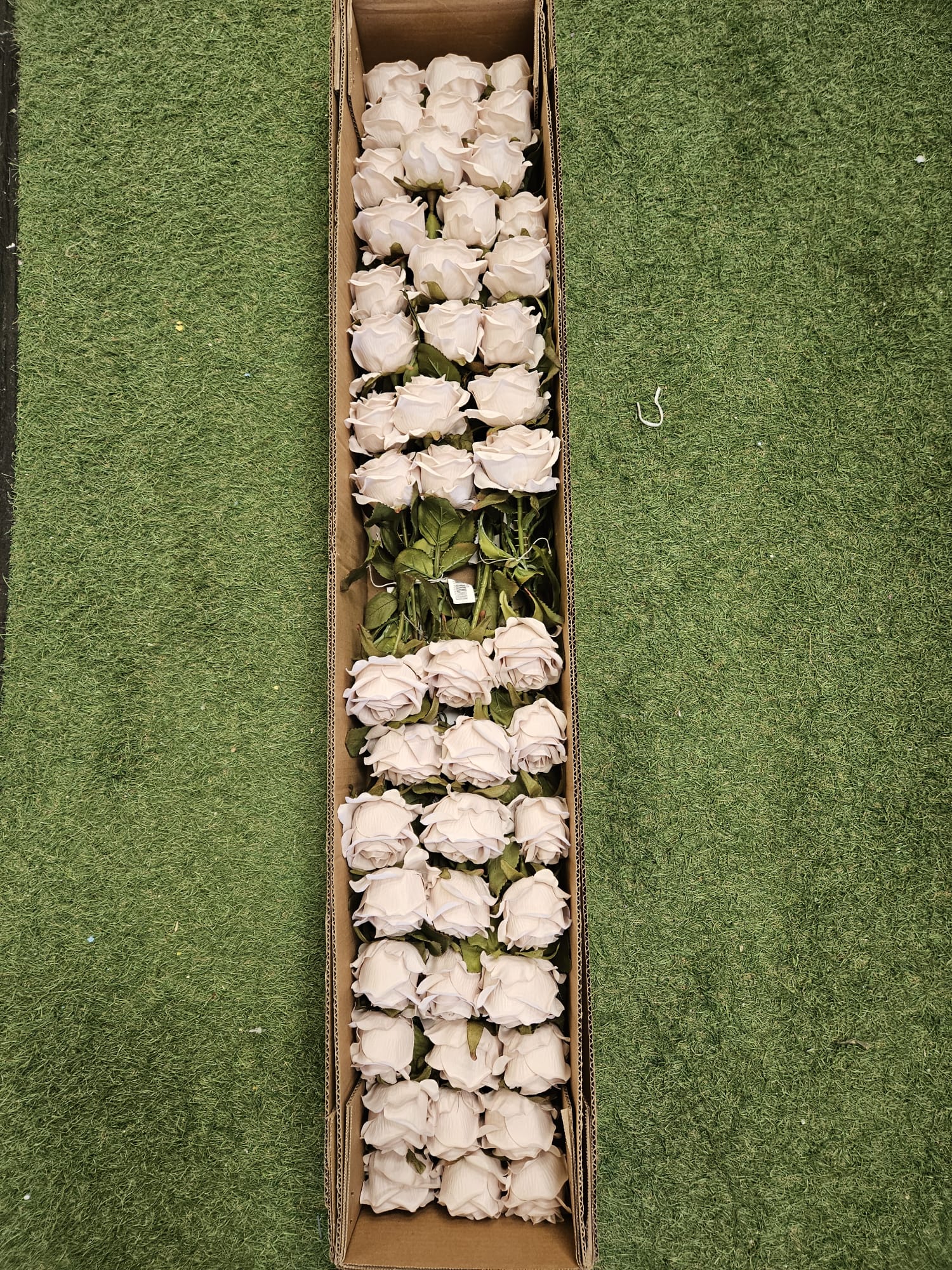 Box of 48 Amira roses - 3 colours available (head approx 8cm)