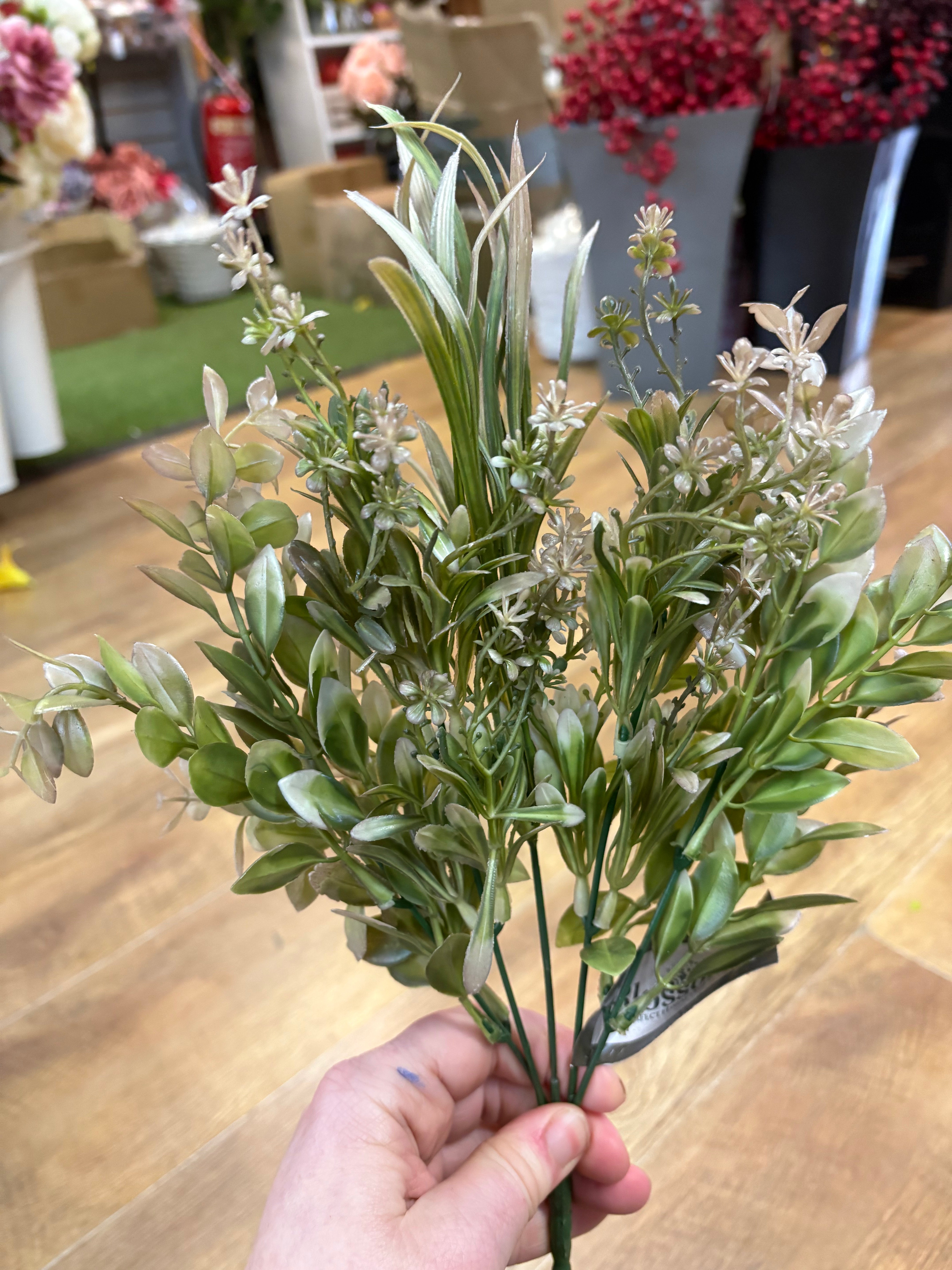 Coloured mixed foliage bunch - 6 colours available