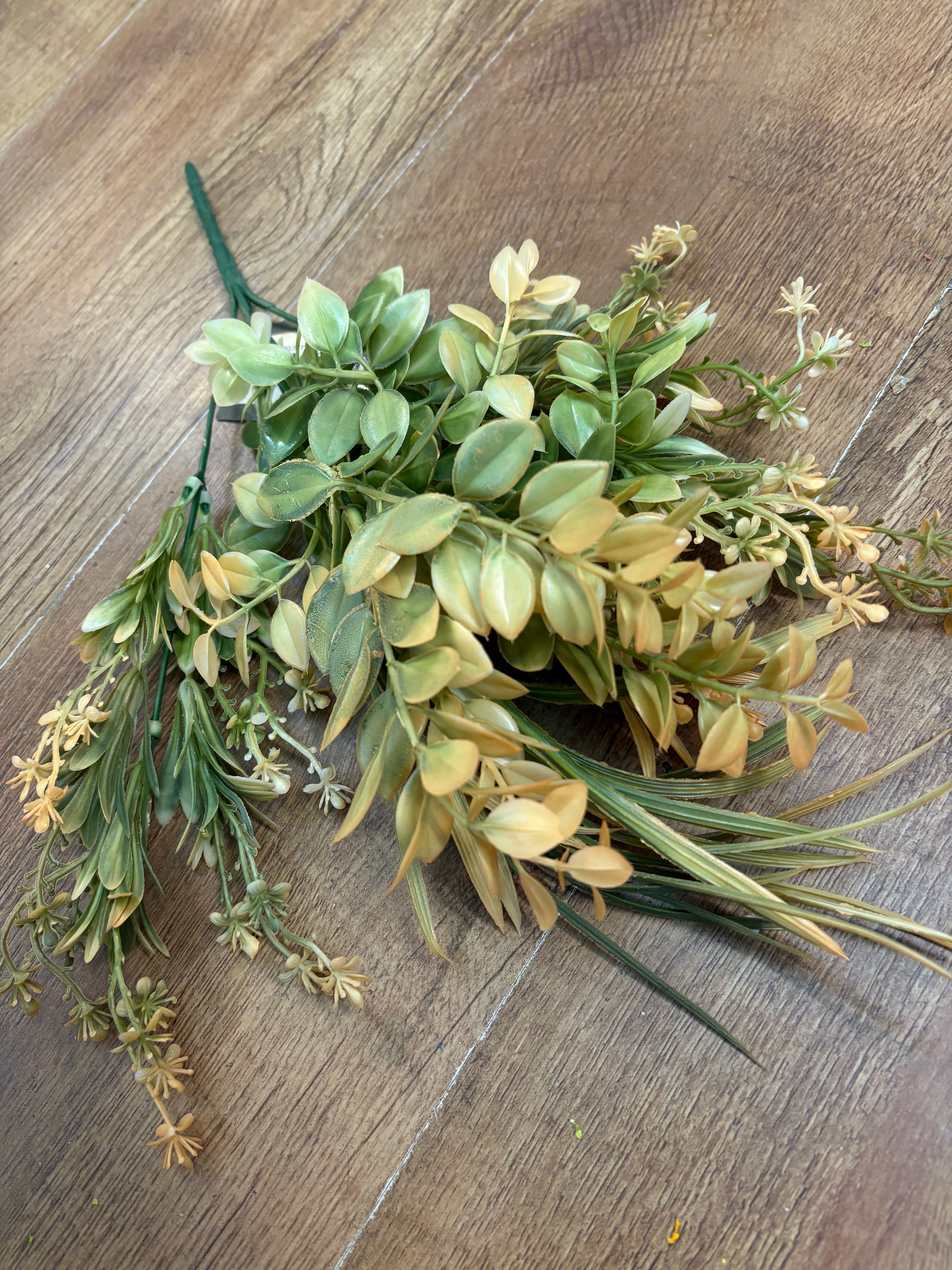 Coloured mixed foliage bunch - 6 colours available