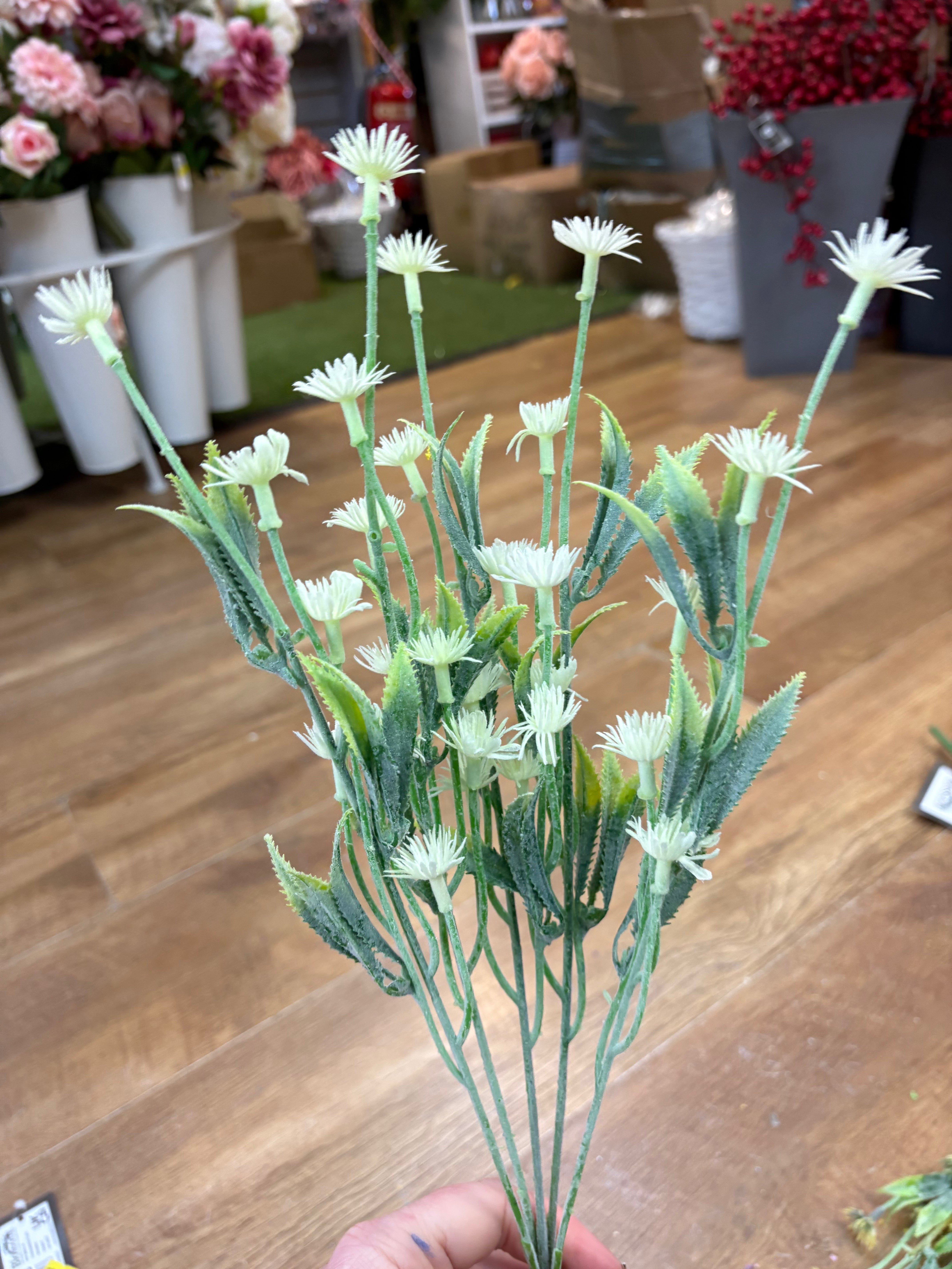 Big bunch miniature thistles - 5 colours available