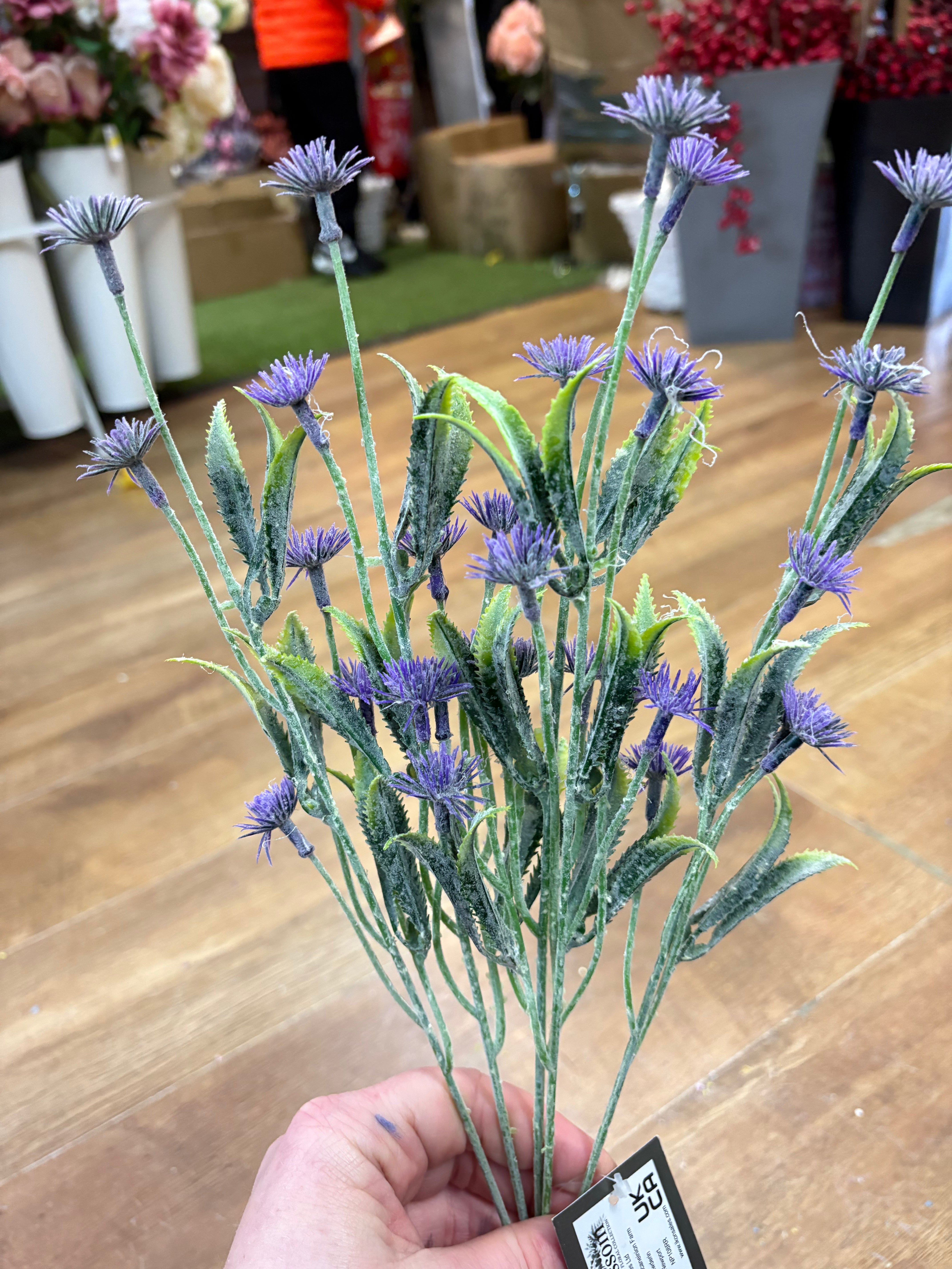 Big bunch miniature thistles - 5 colours available