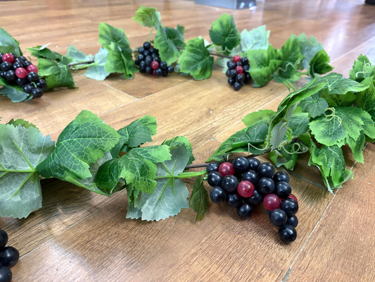 Purple grape garland