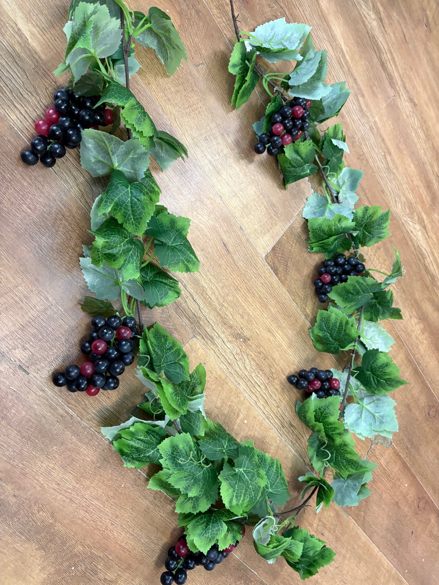 Purple grape garland