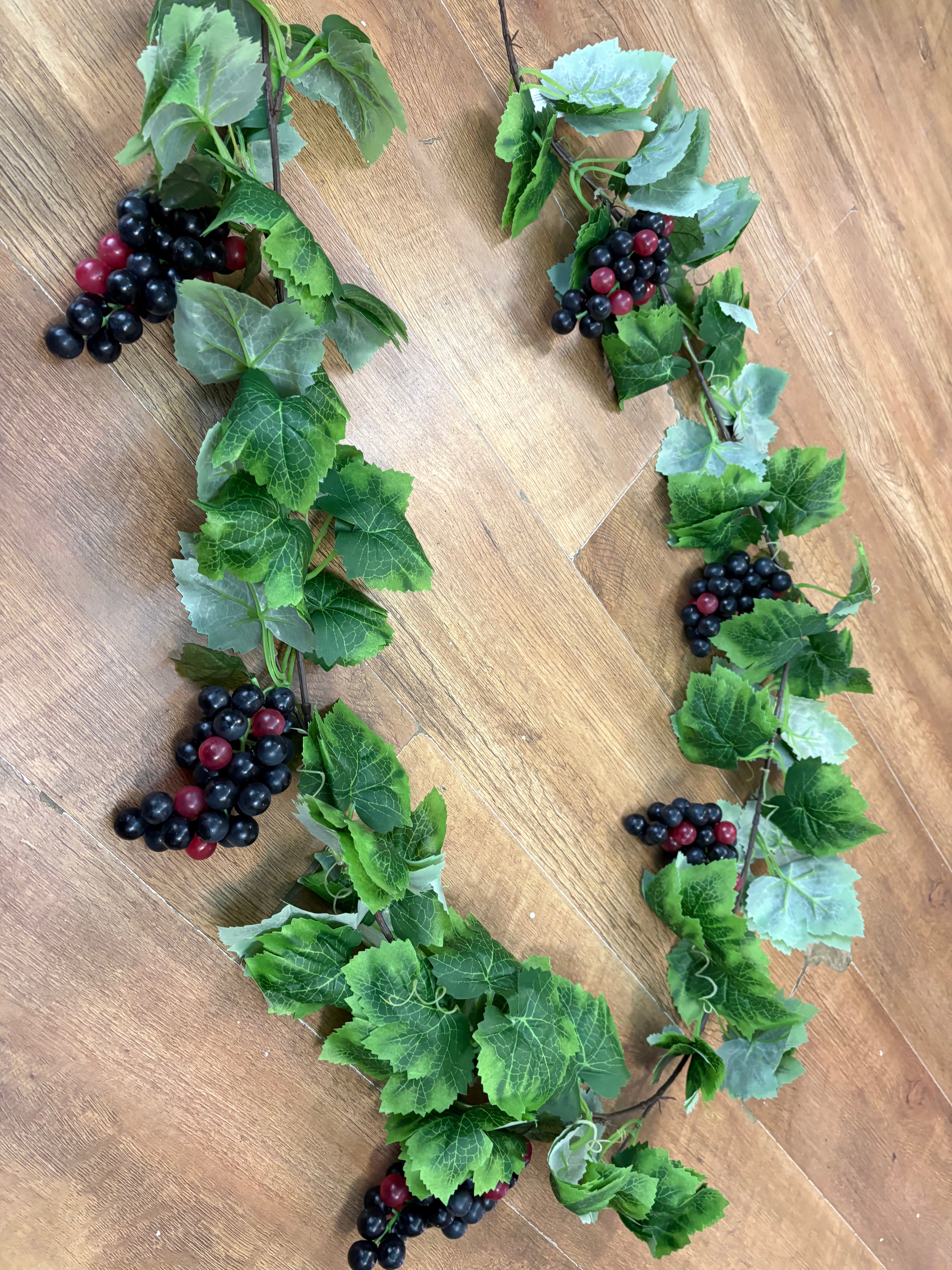 Purple grape garland