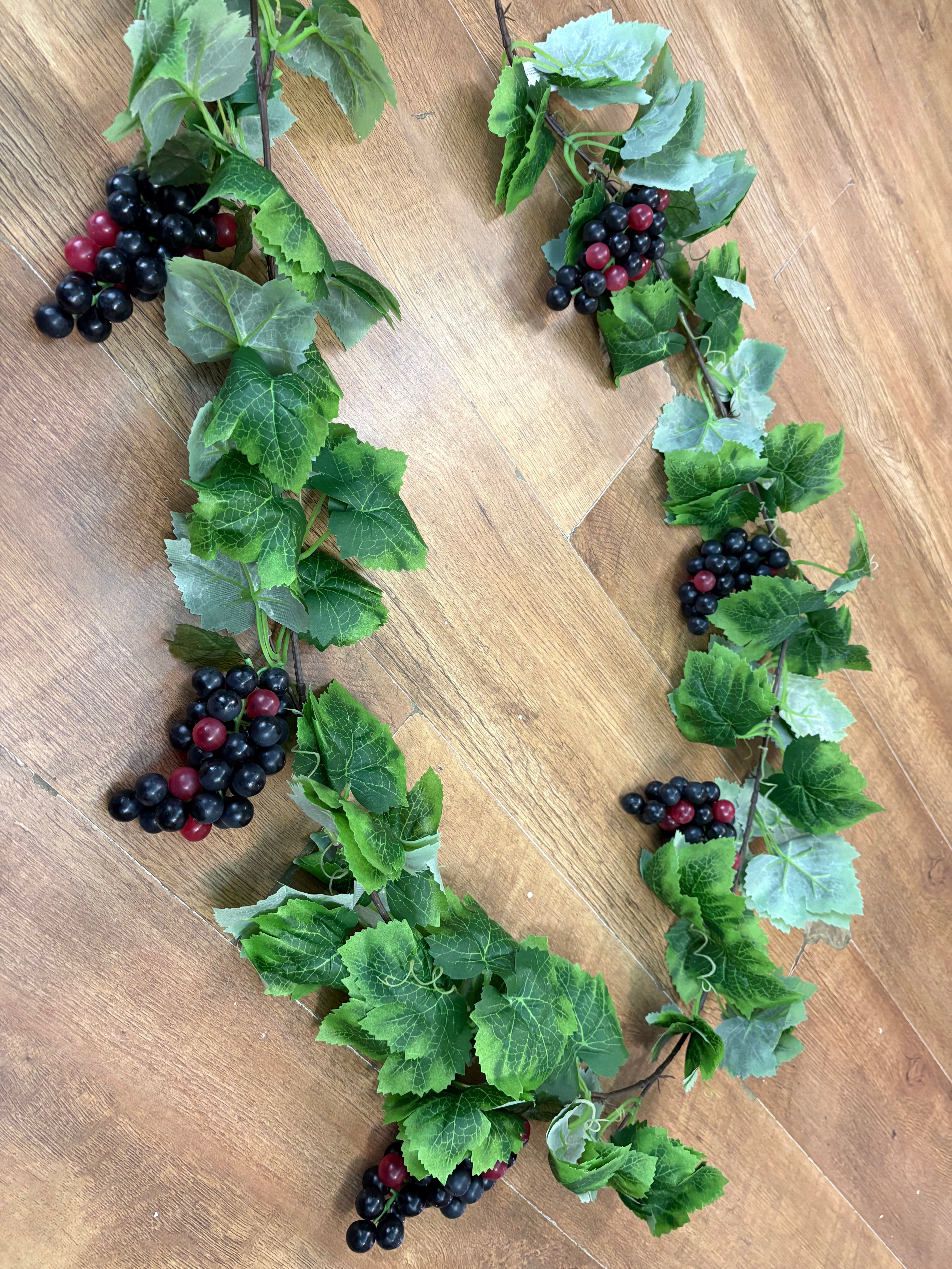 Purple grape garland