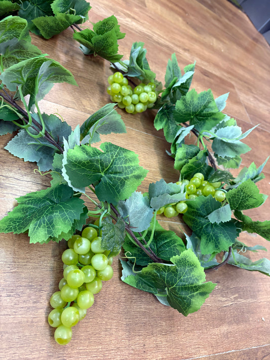 Green grape garland