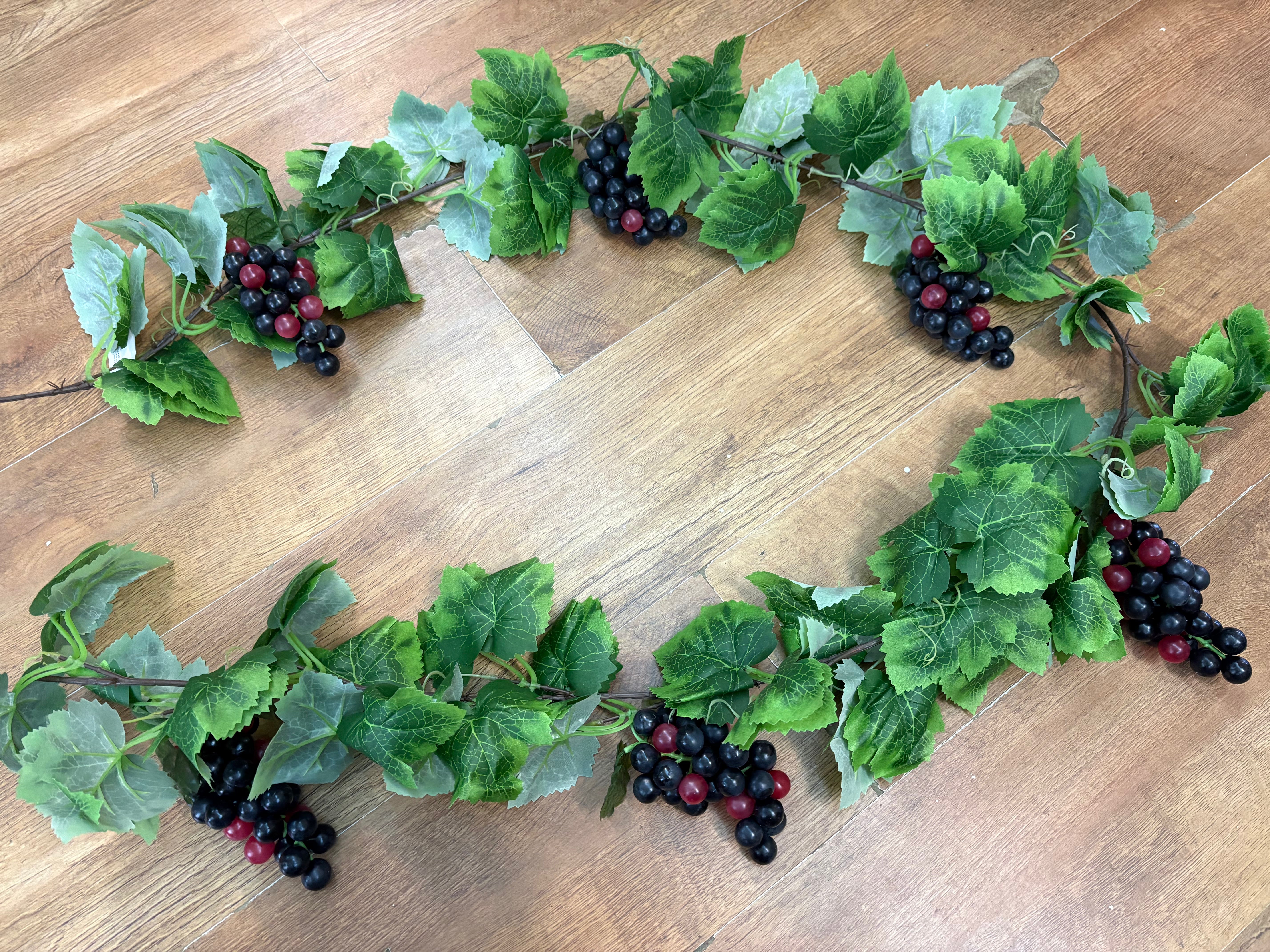 Purple grape garland