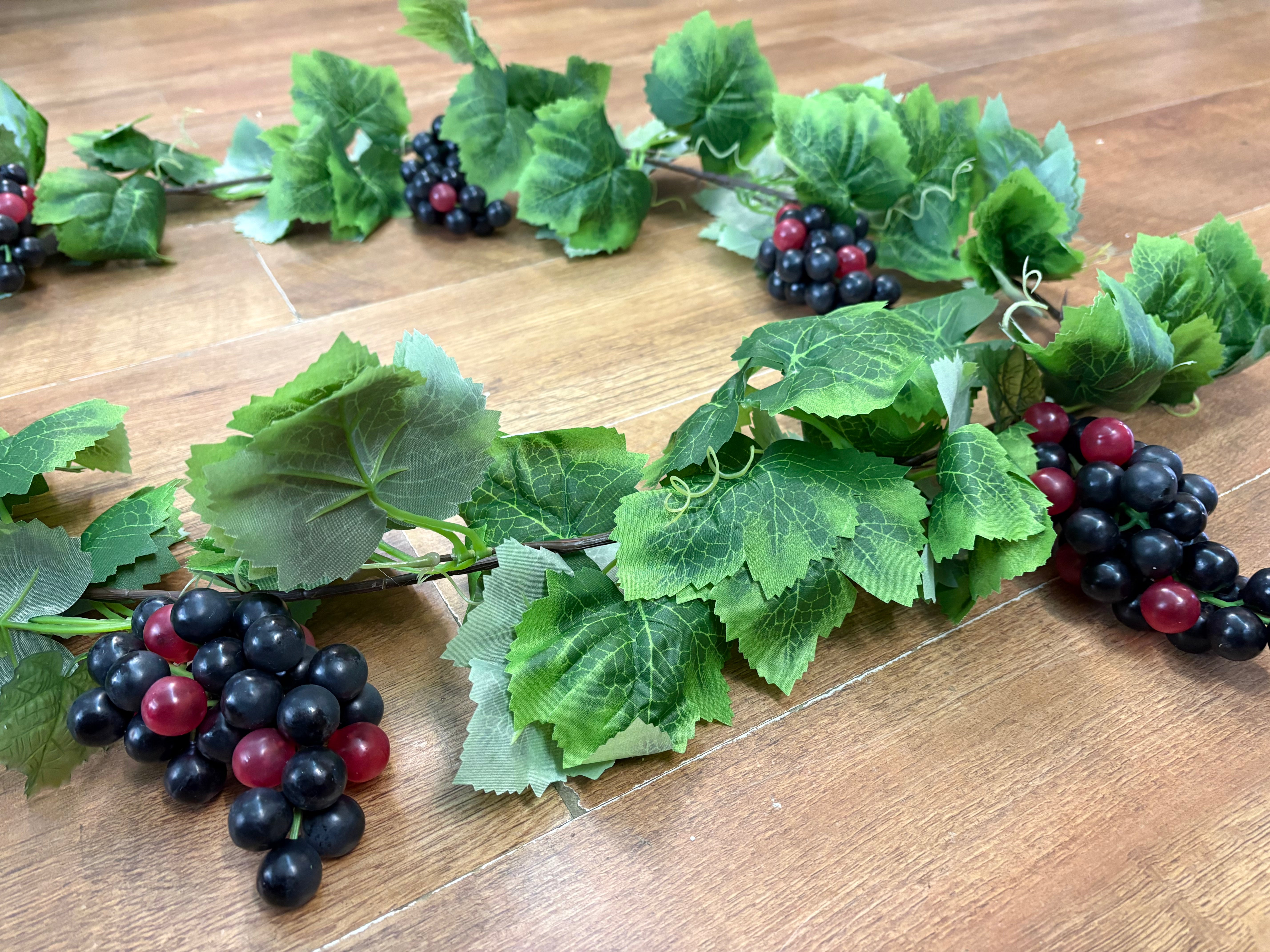 Purple grape garland