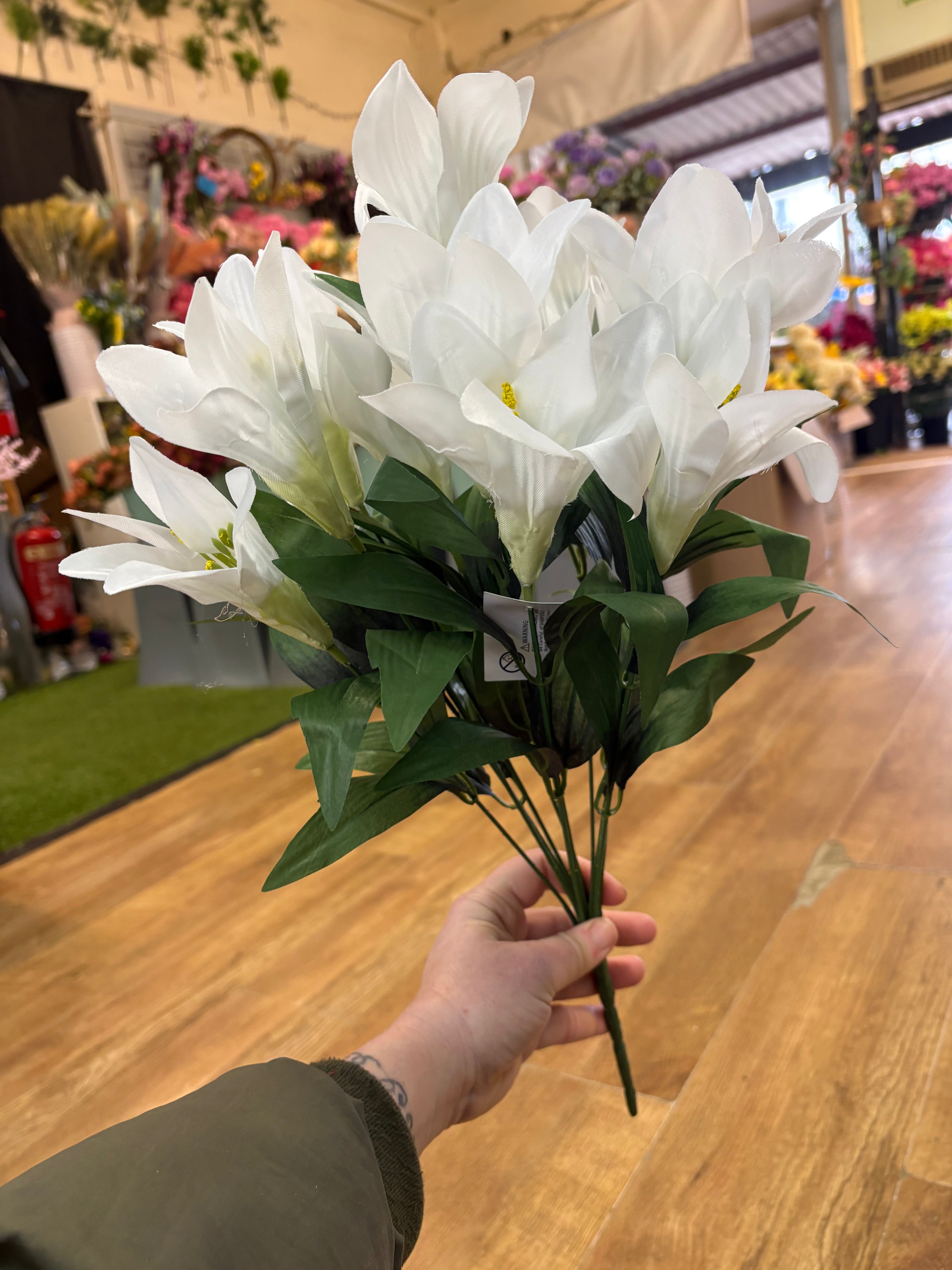 White lily bunch