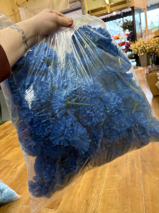 Bag of 144 blue carnation picks