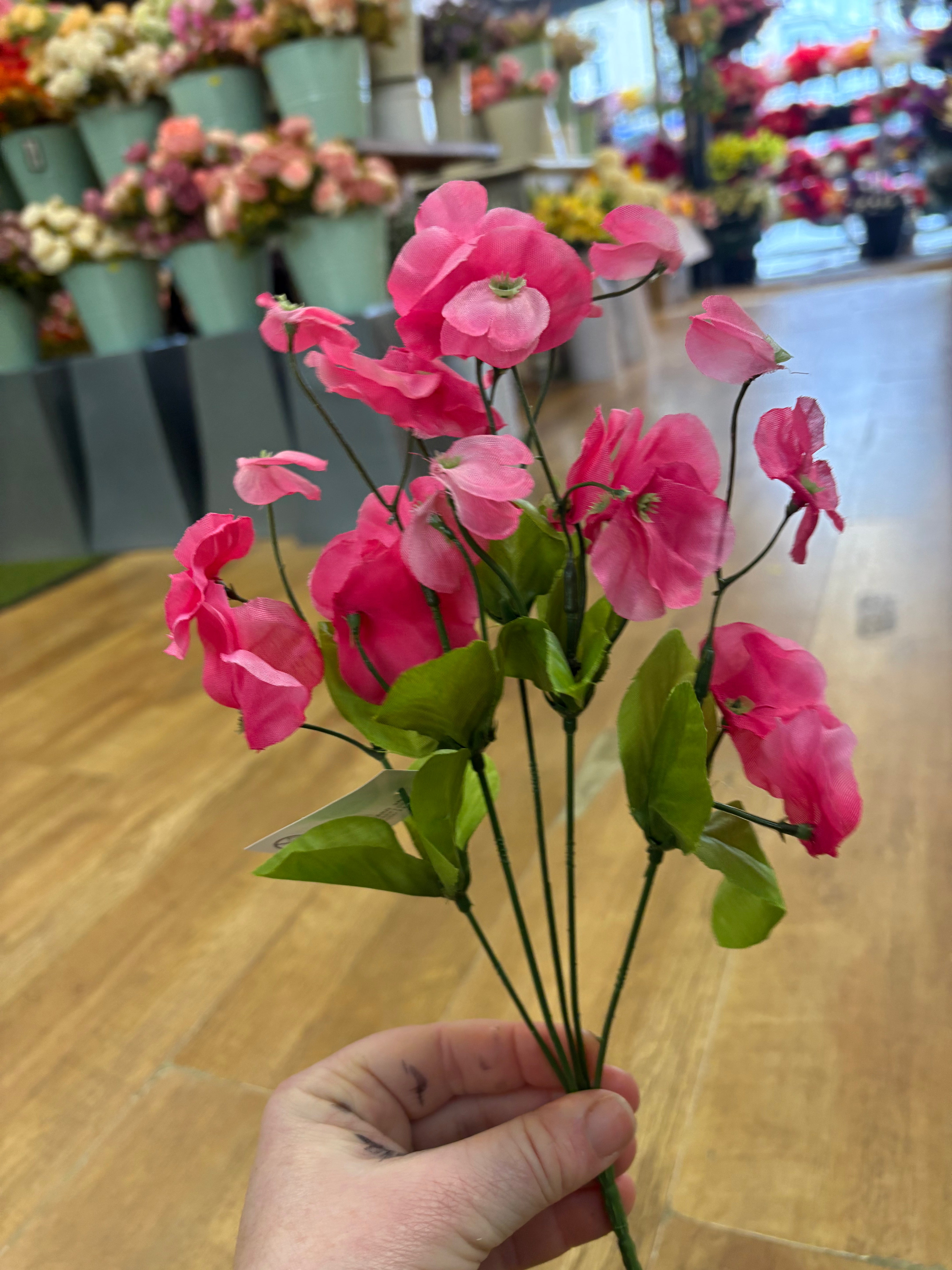 Sweet pea bunch - 4 colours available
