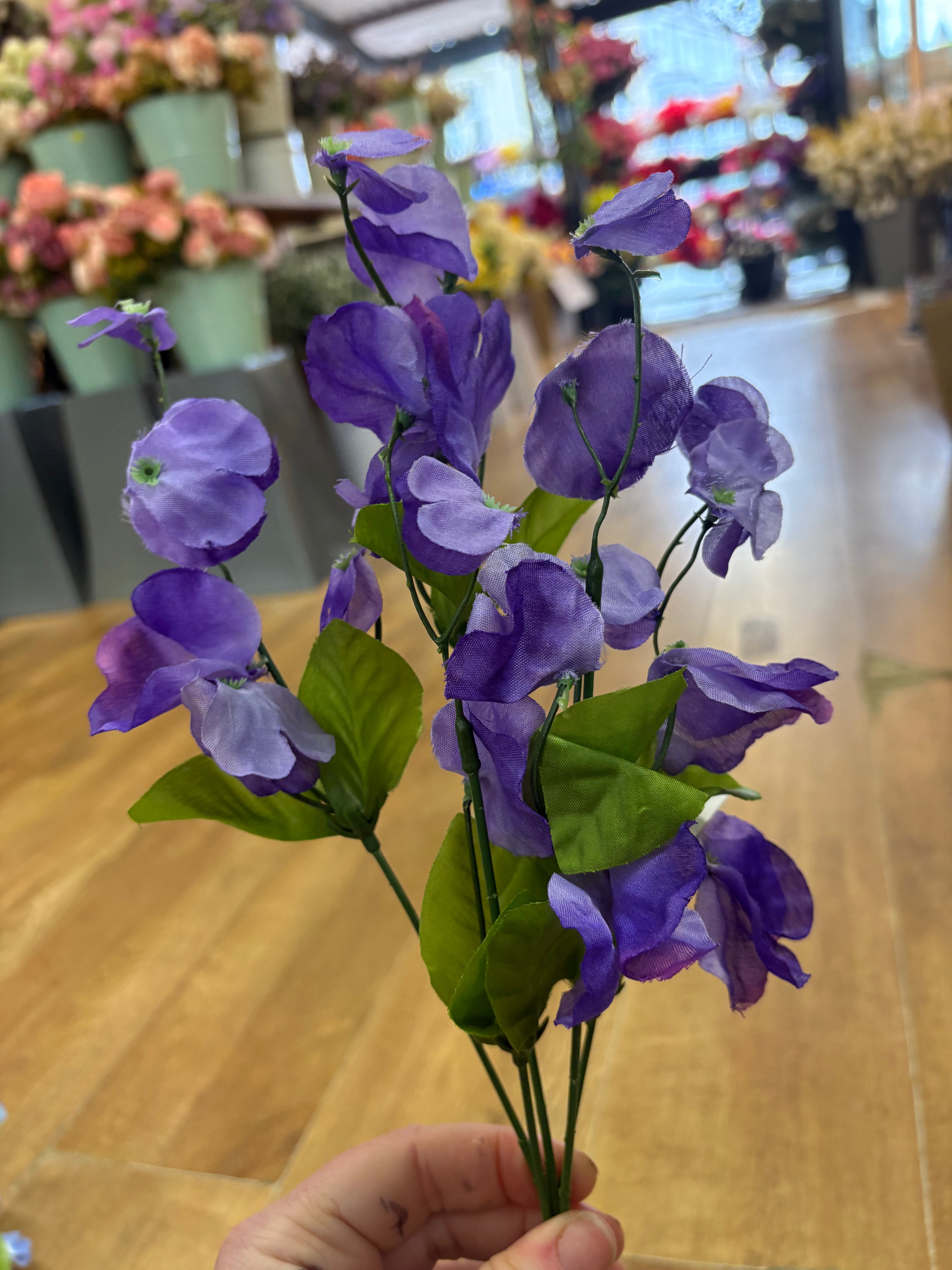 Sweet pea bunch - 4 colours available