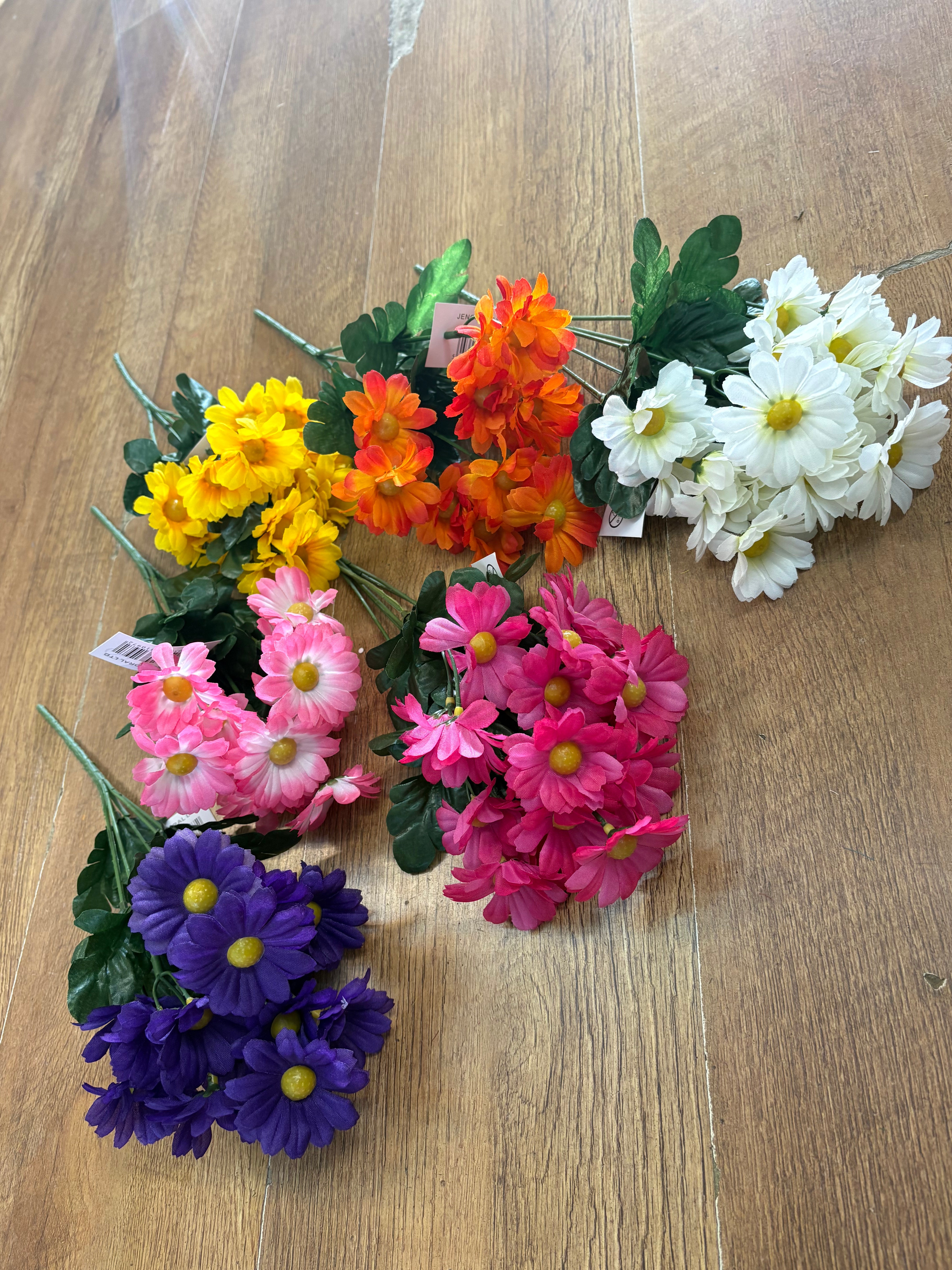 Gerbera daisy bunch - 6 colours available