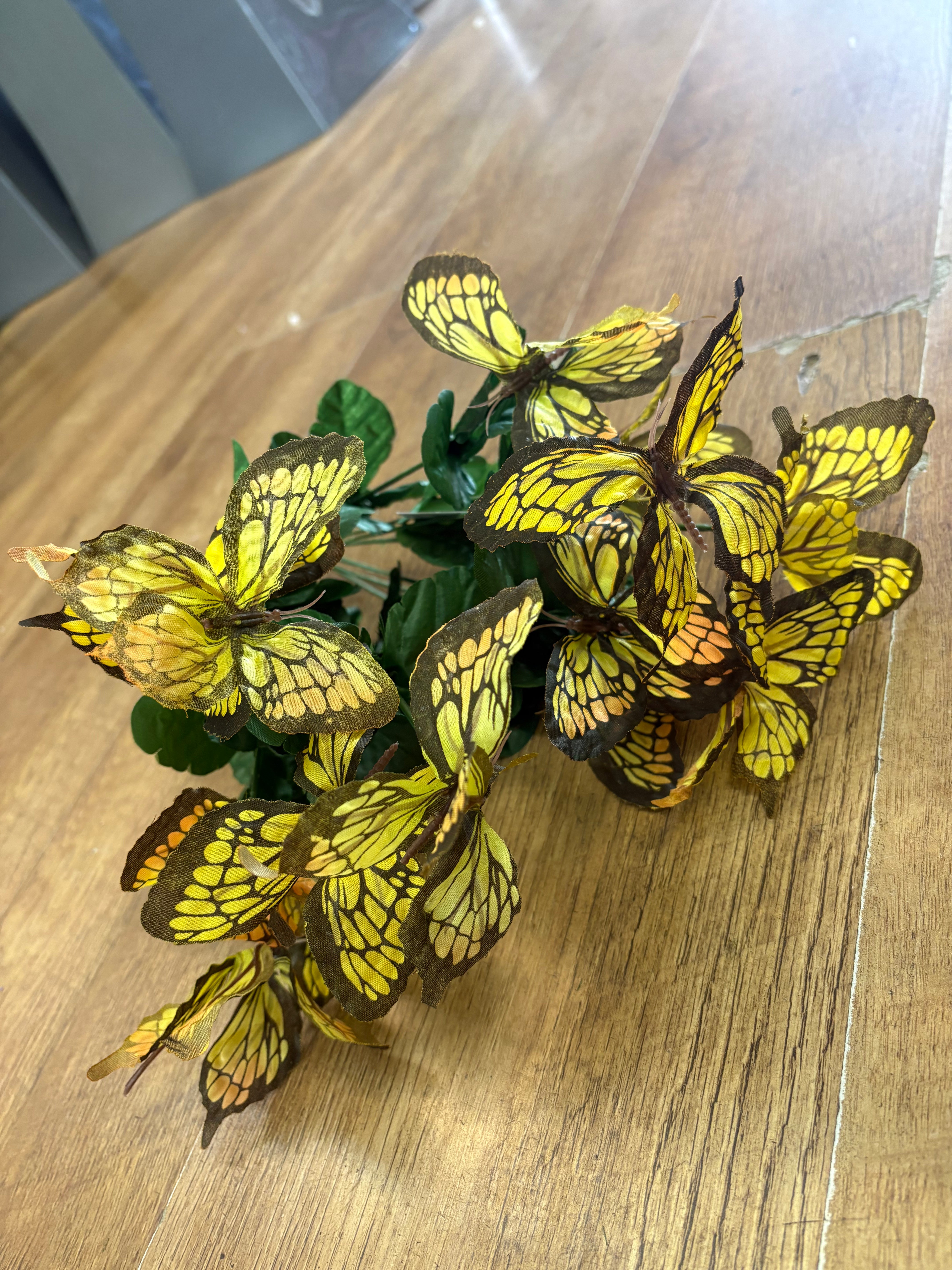 Bundle of 2 big bunches of mixed yellow butterflies