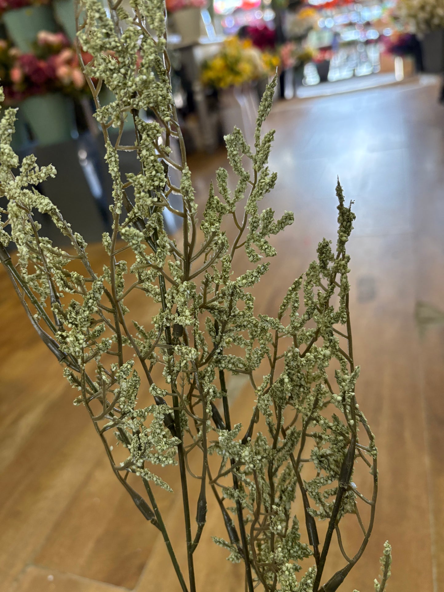 Green limonium spray