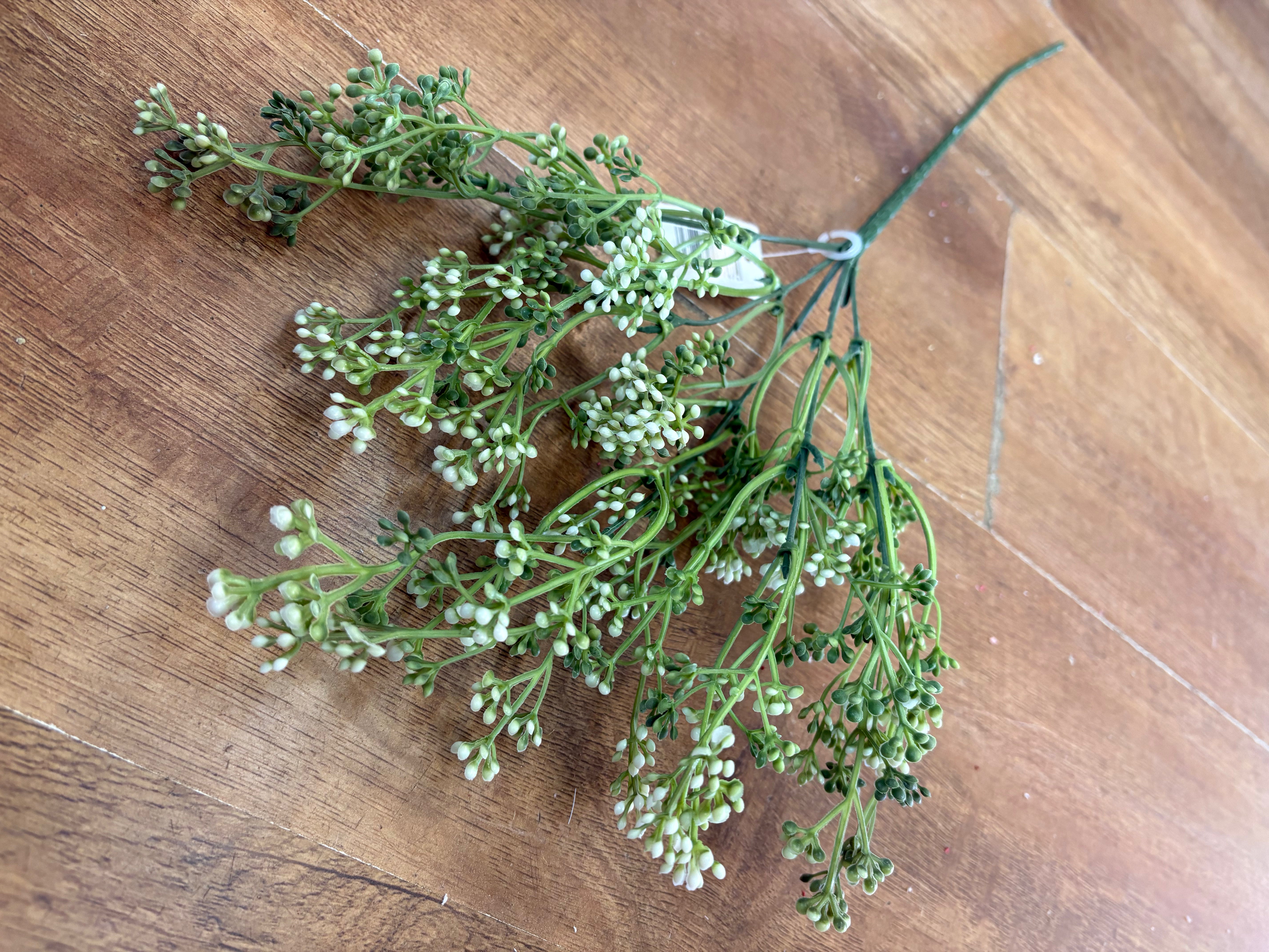 Long stem white felicity bud spray