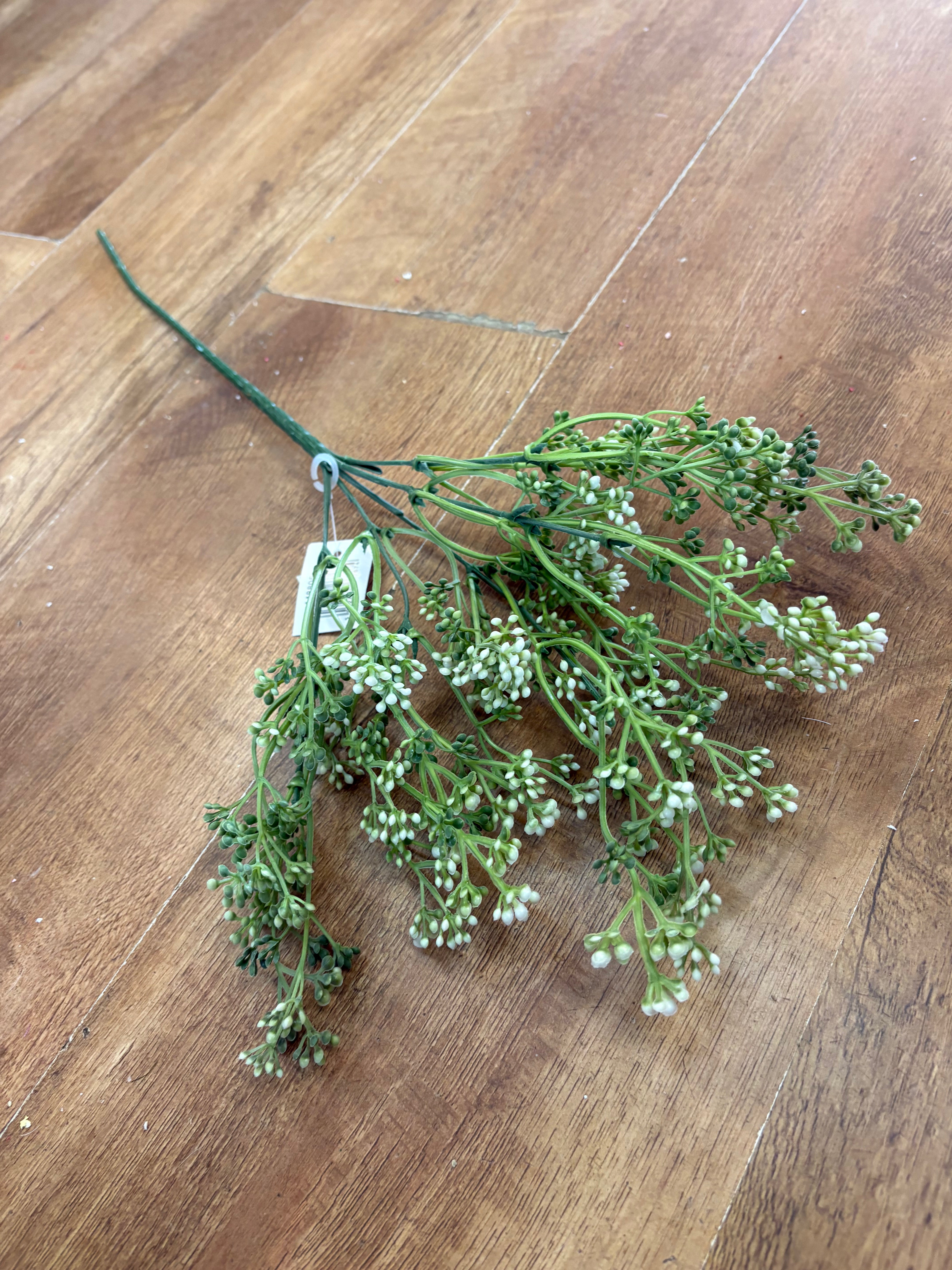 Long stem white felicity bud spray