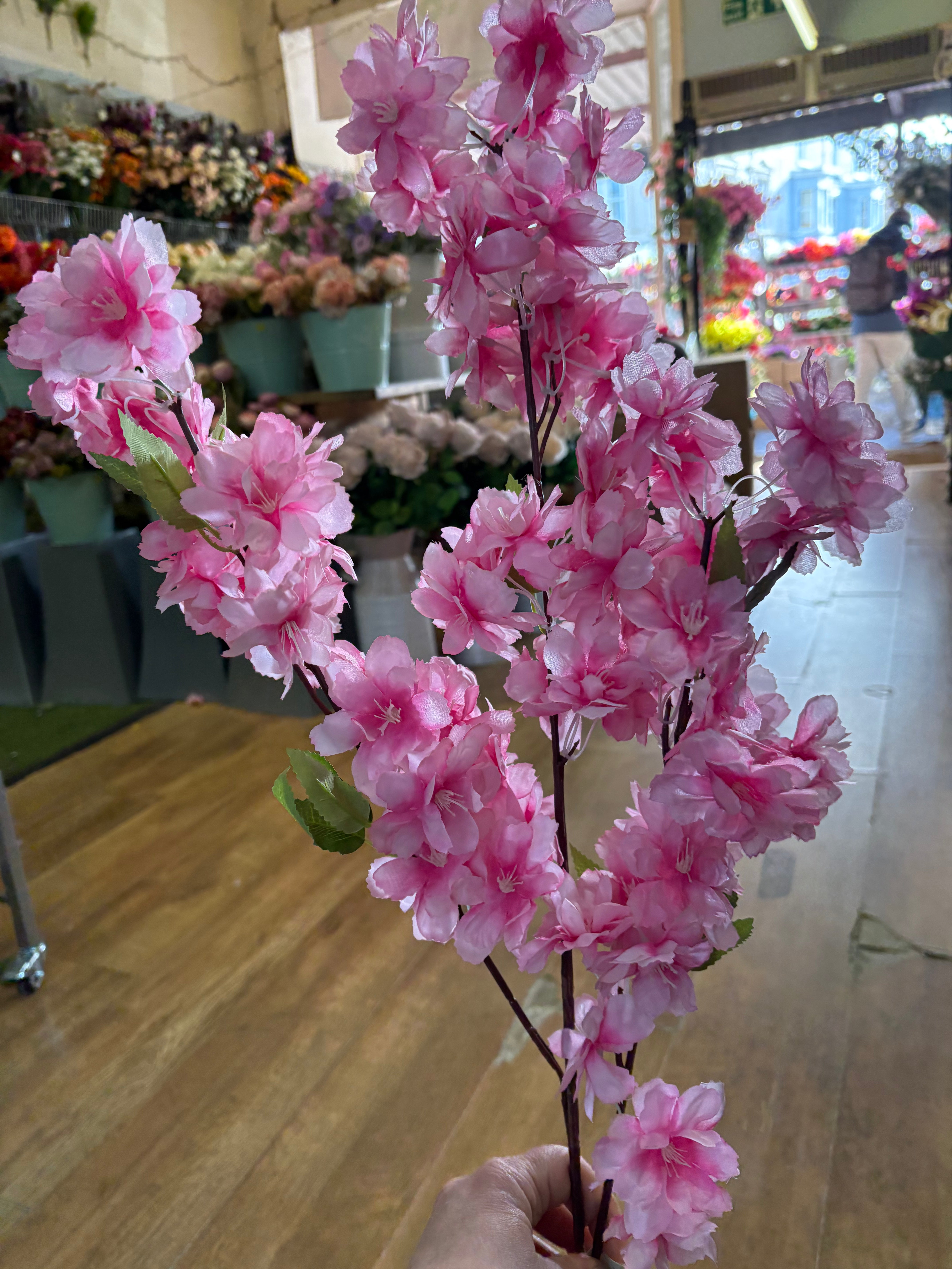 99cm tall pink blossom spray
