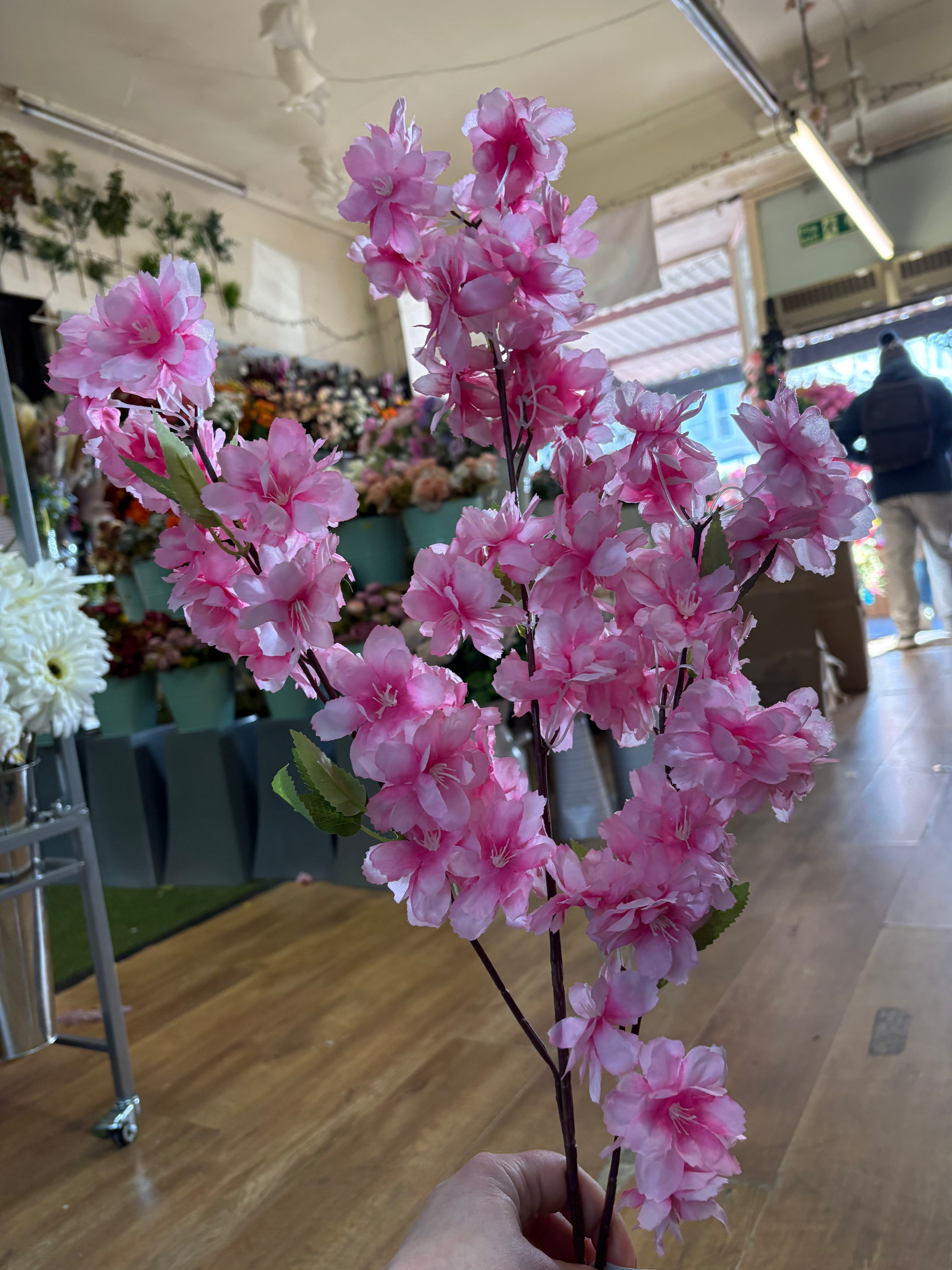 99cm tall pink blossom spray