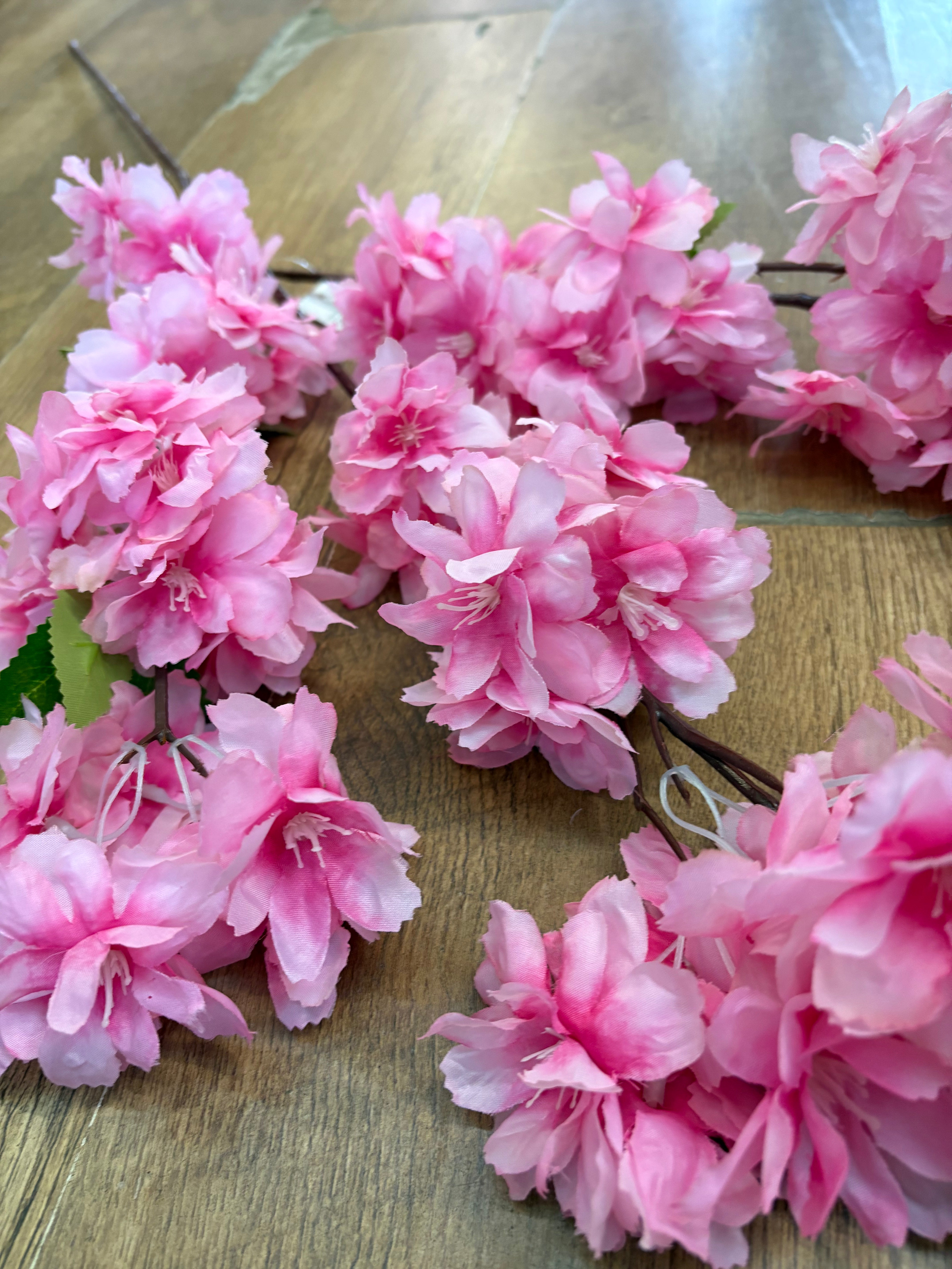 99cm tall pink blossom spray
