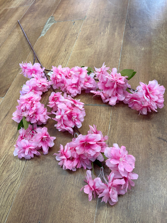 99cm tall pink blossom spray
