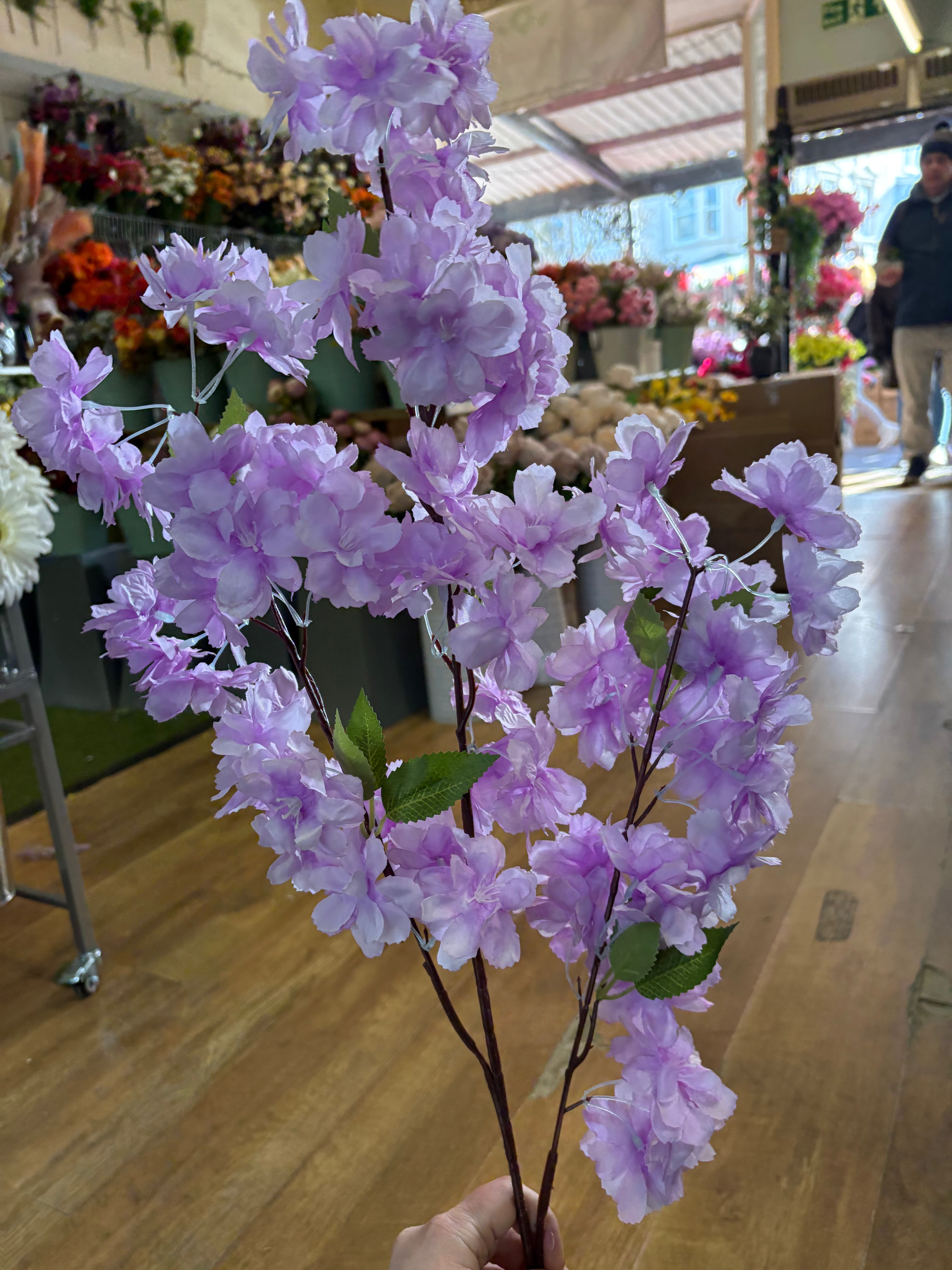 99cm tall lilac blossom spray