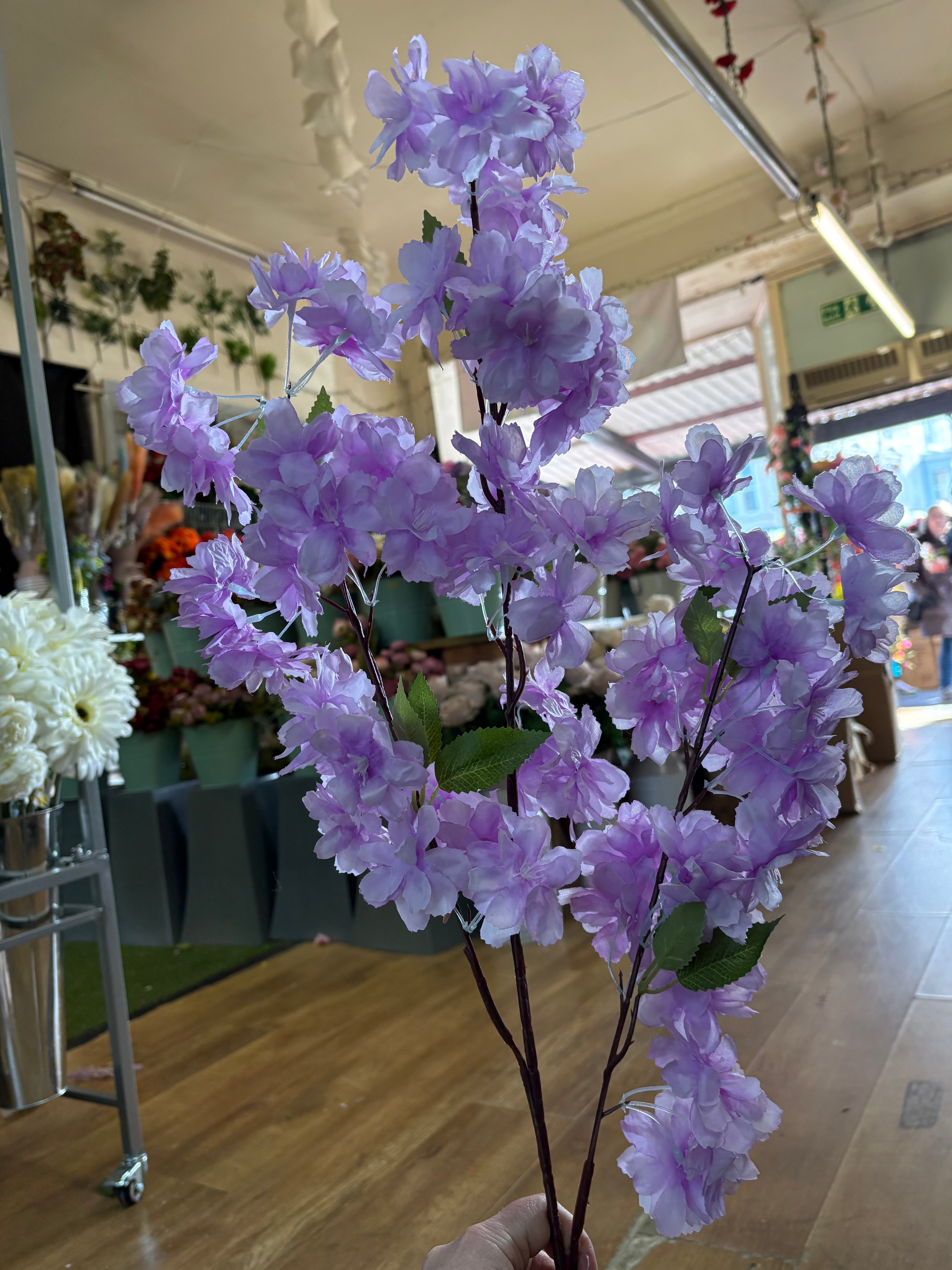 99cm tall lilac blossom spray