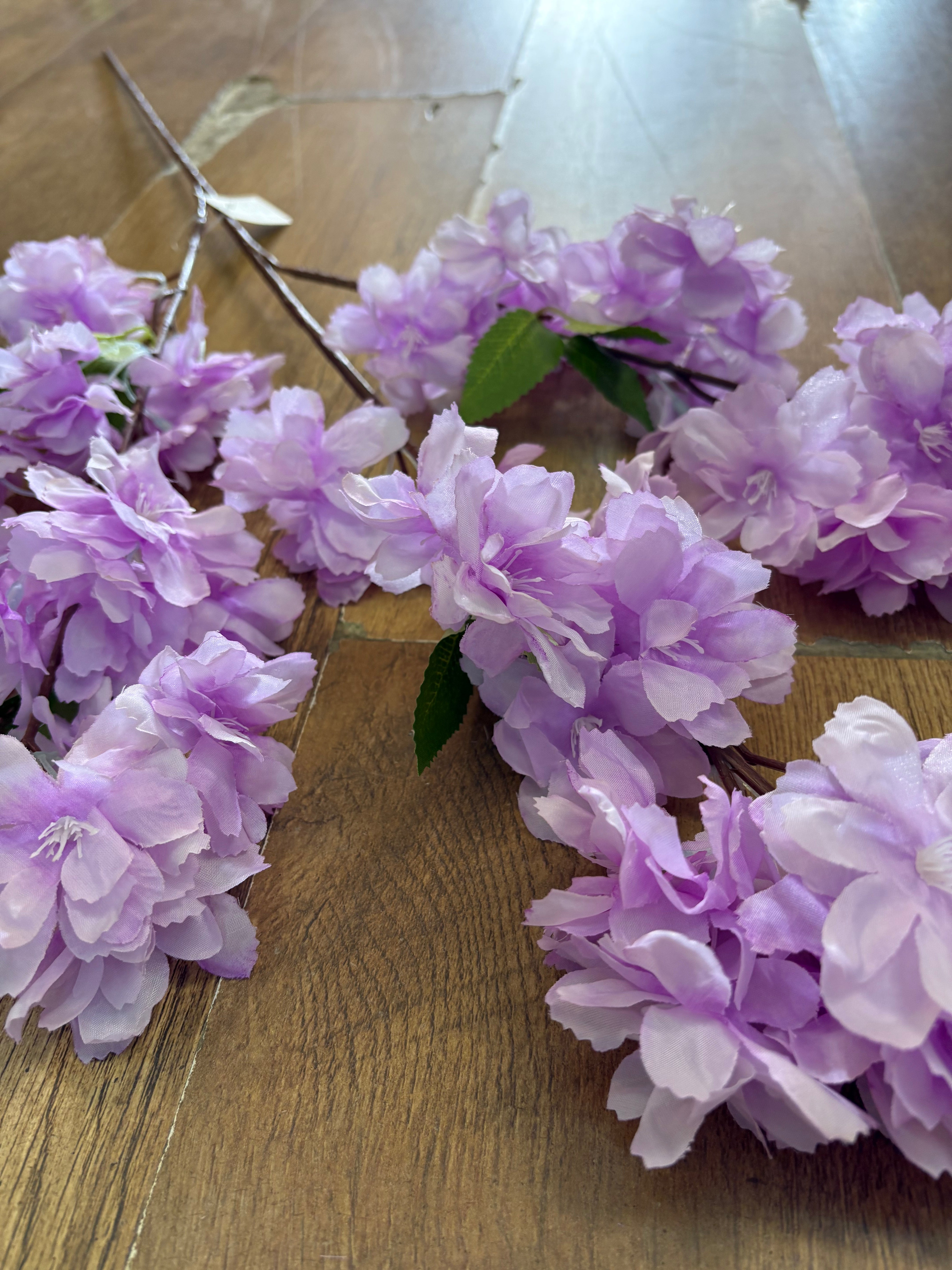 99cm tall lilac blossom spray