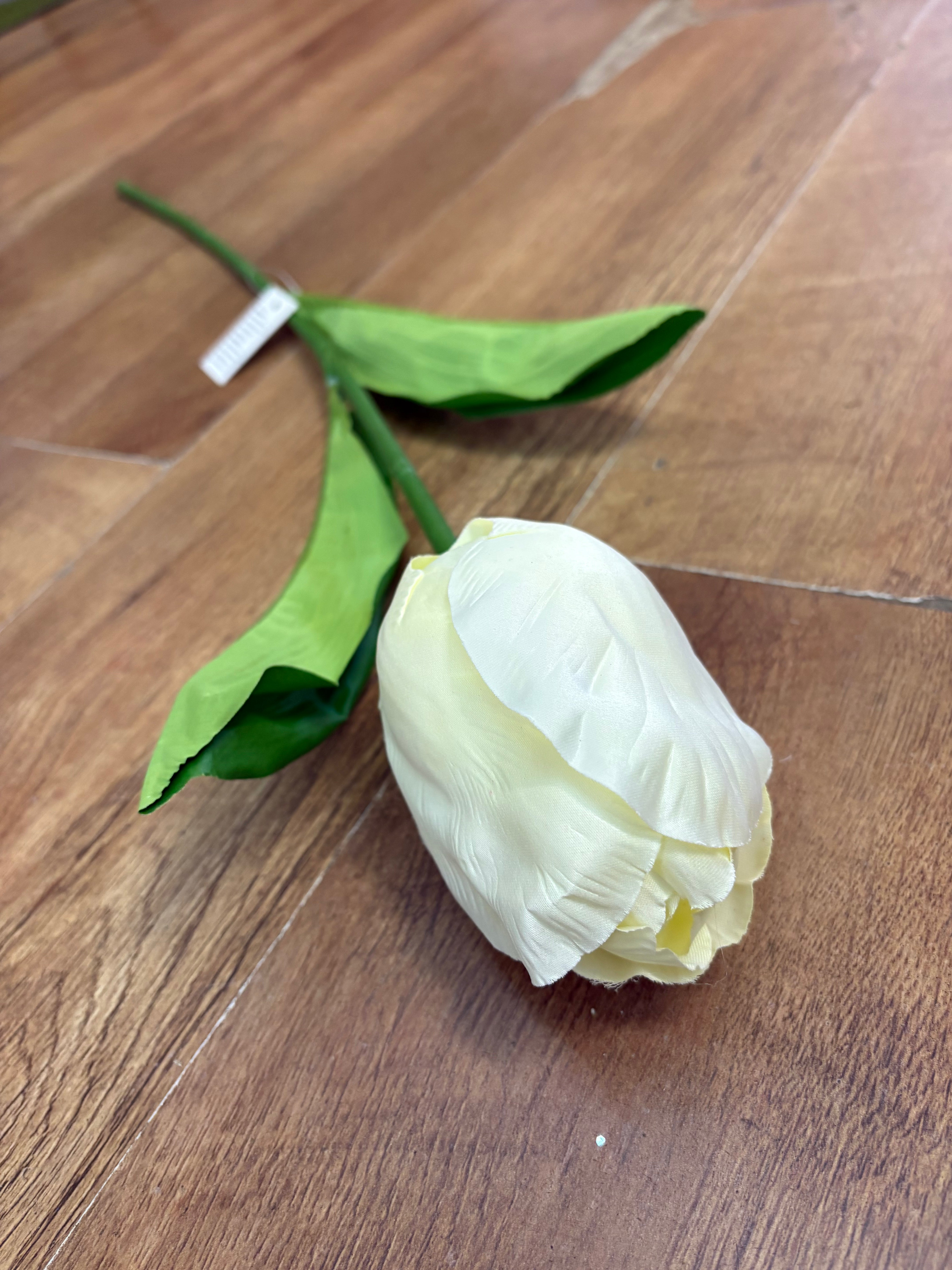 75cm Long stem single large tulip - 6 colours available